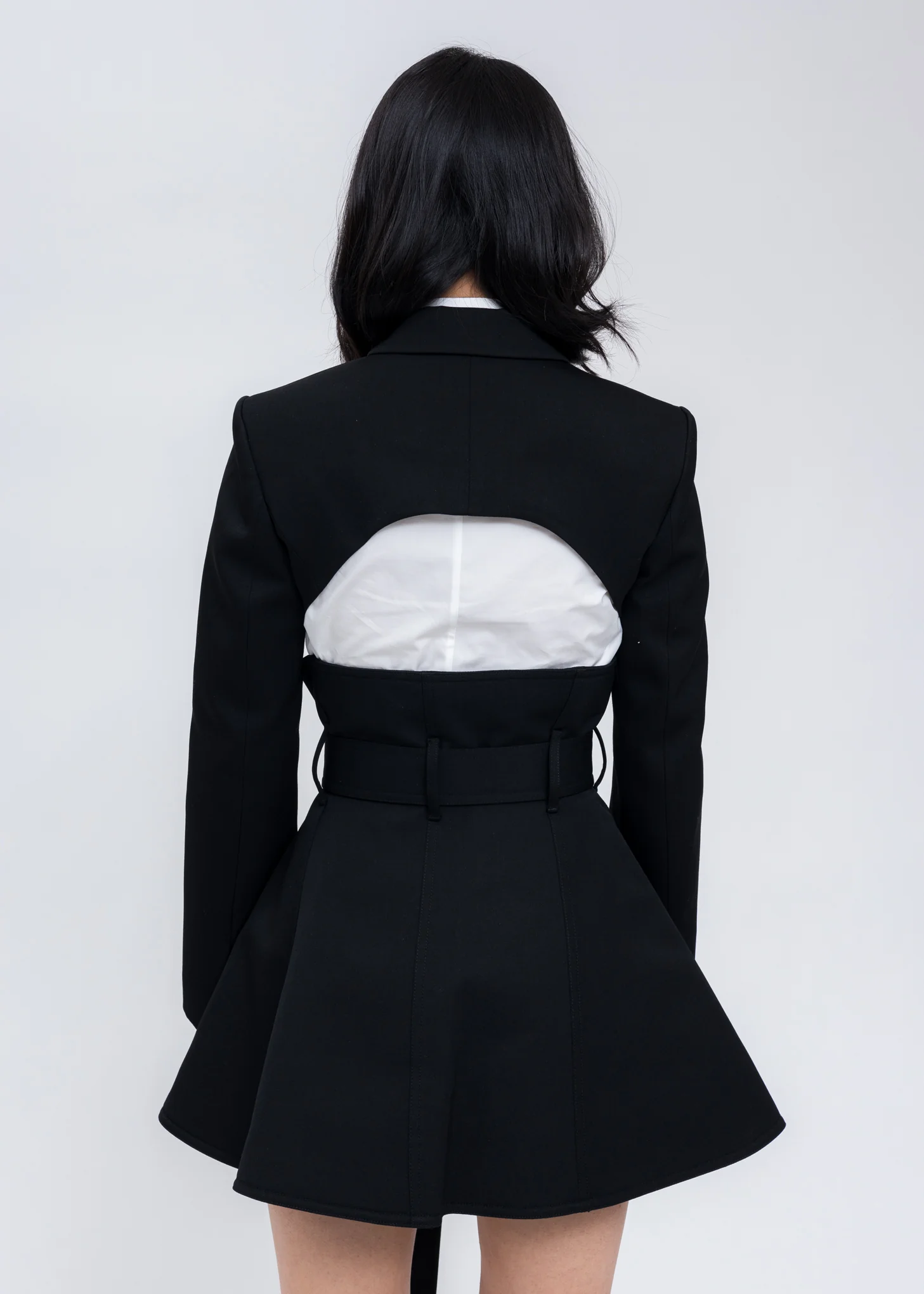Black Emma Cropped Jacket - Image 5