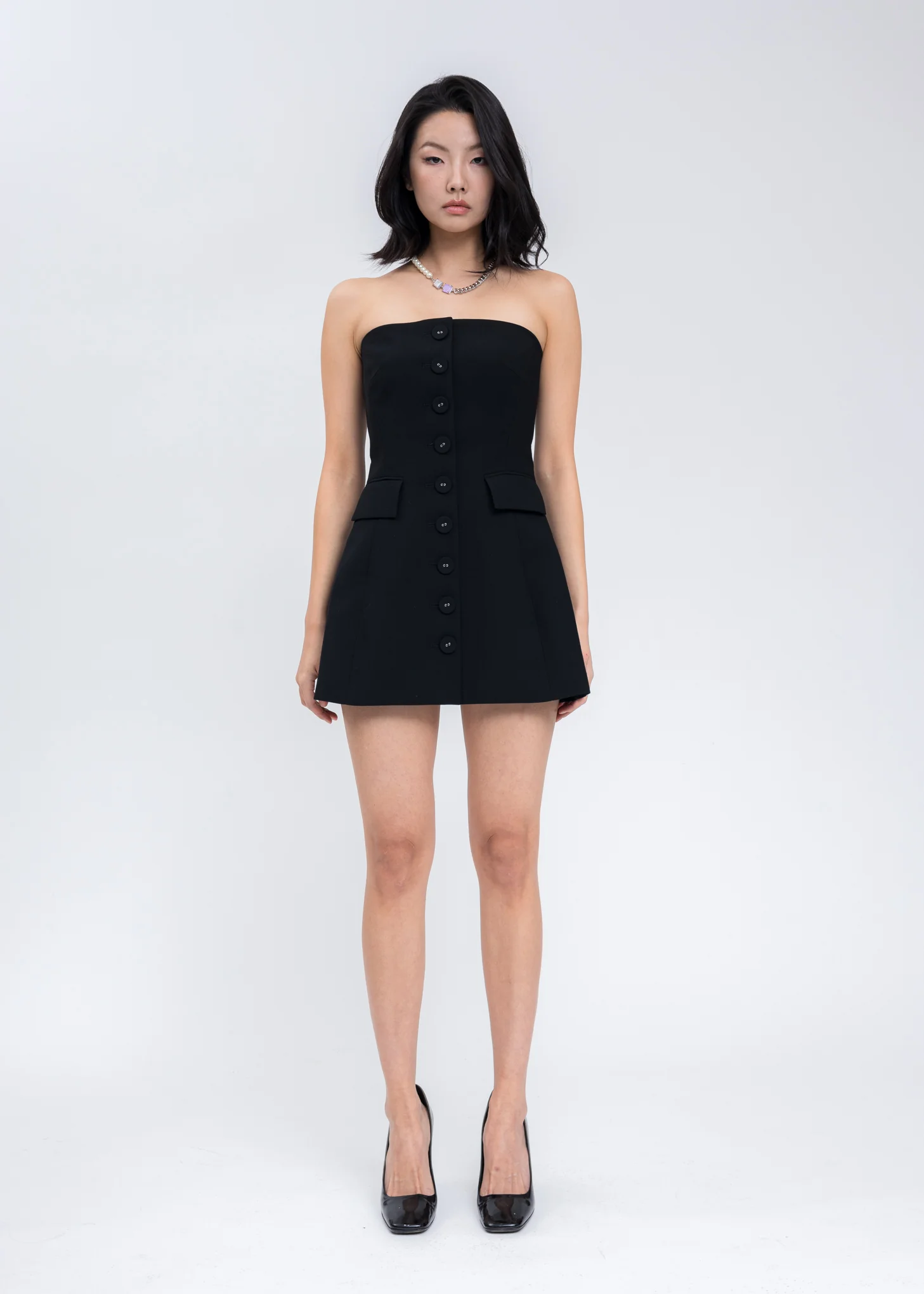 Black Emma Mini Dress