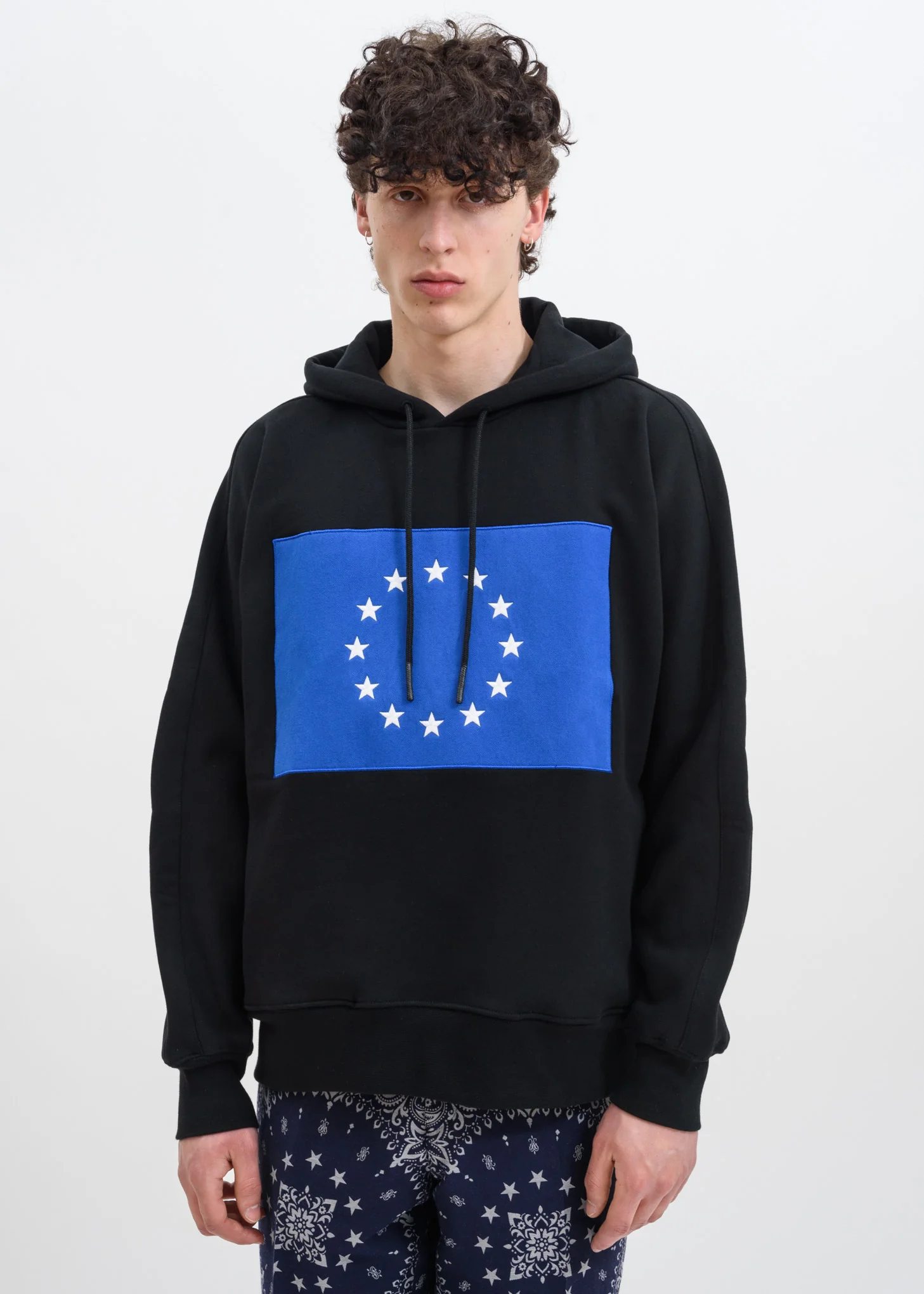 Black Europa Color Hoodie