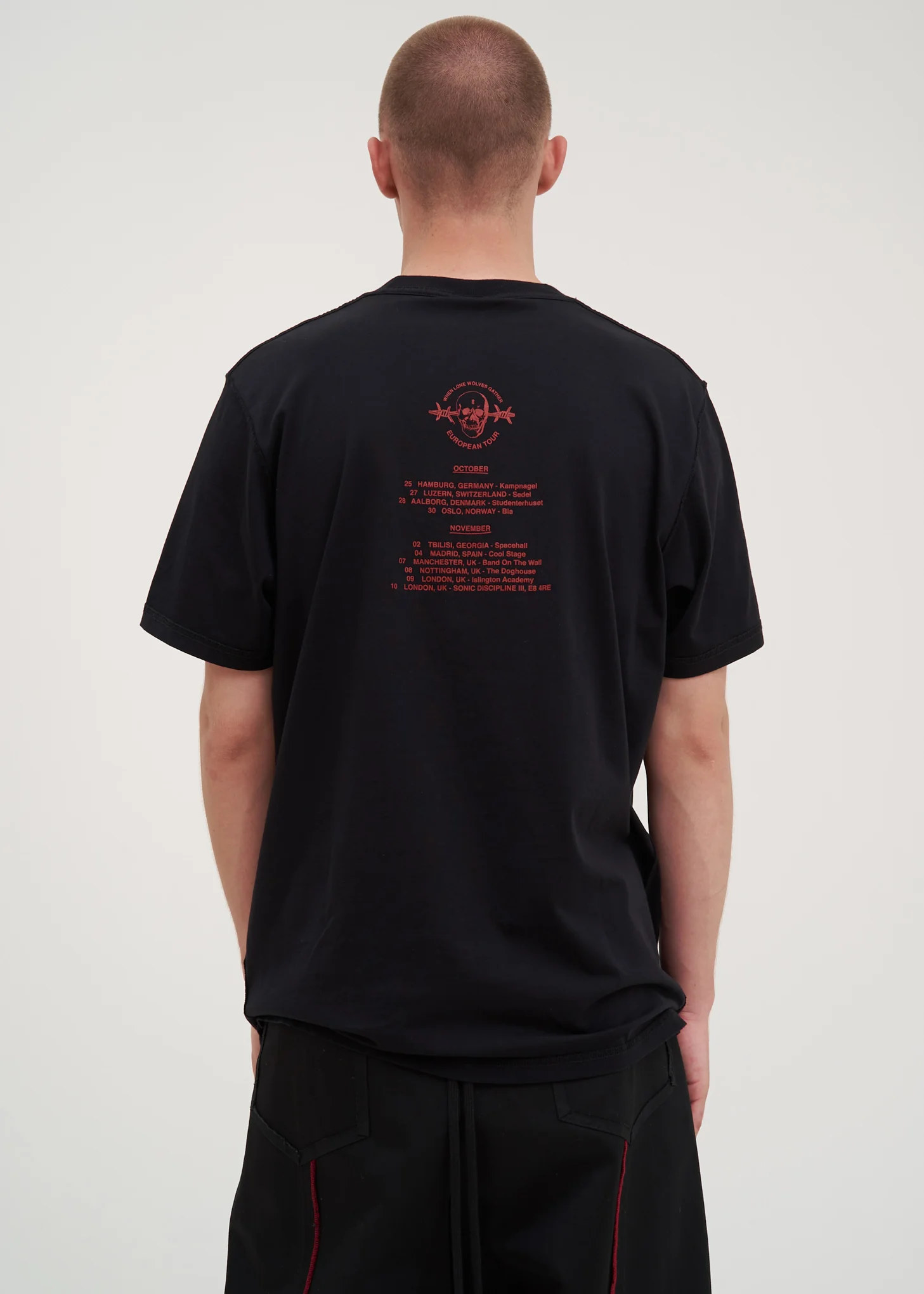 Black European Tour T-Shirt - Image 2