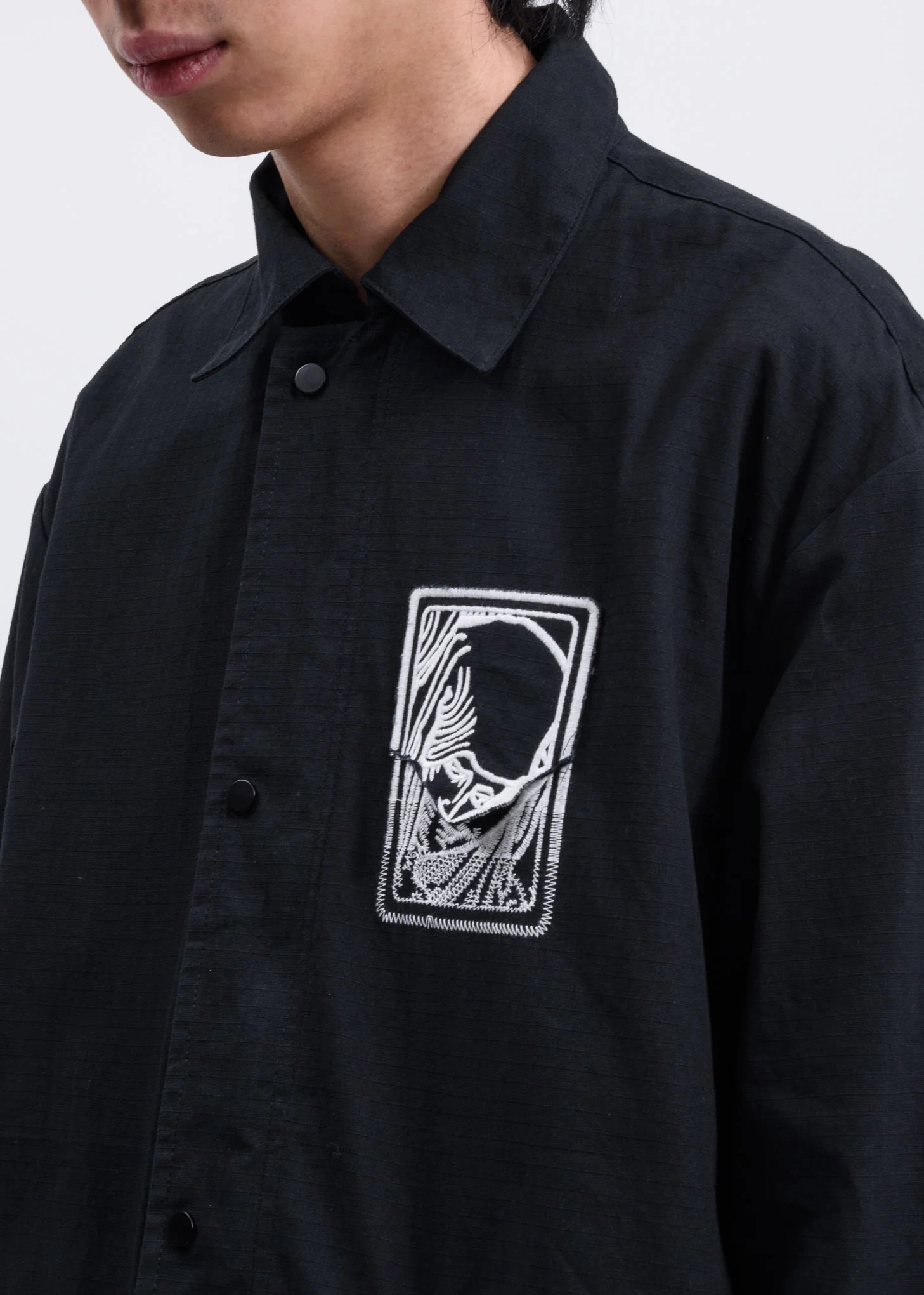 Black Removable Extended Field Jacket - Image 3