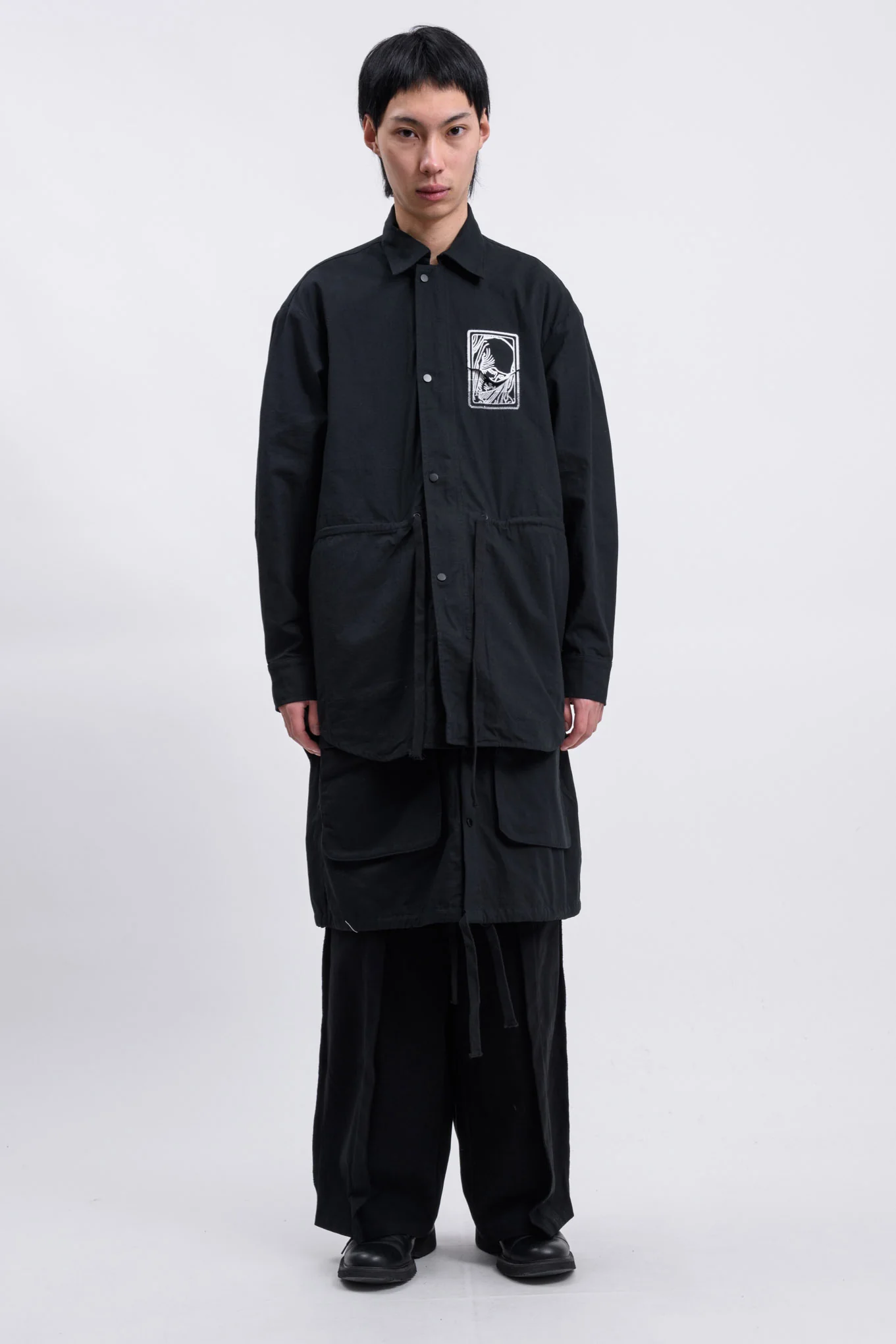 Black Removable Extended Field Jacket - Image 4