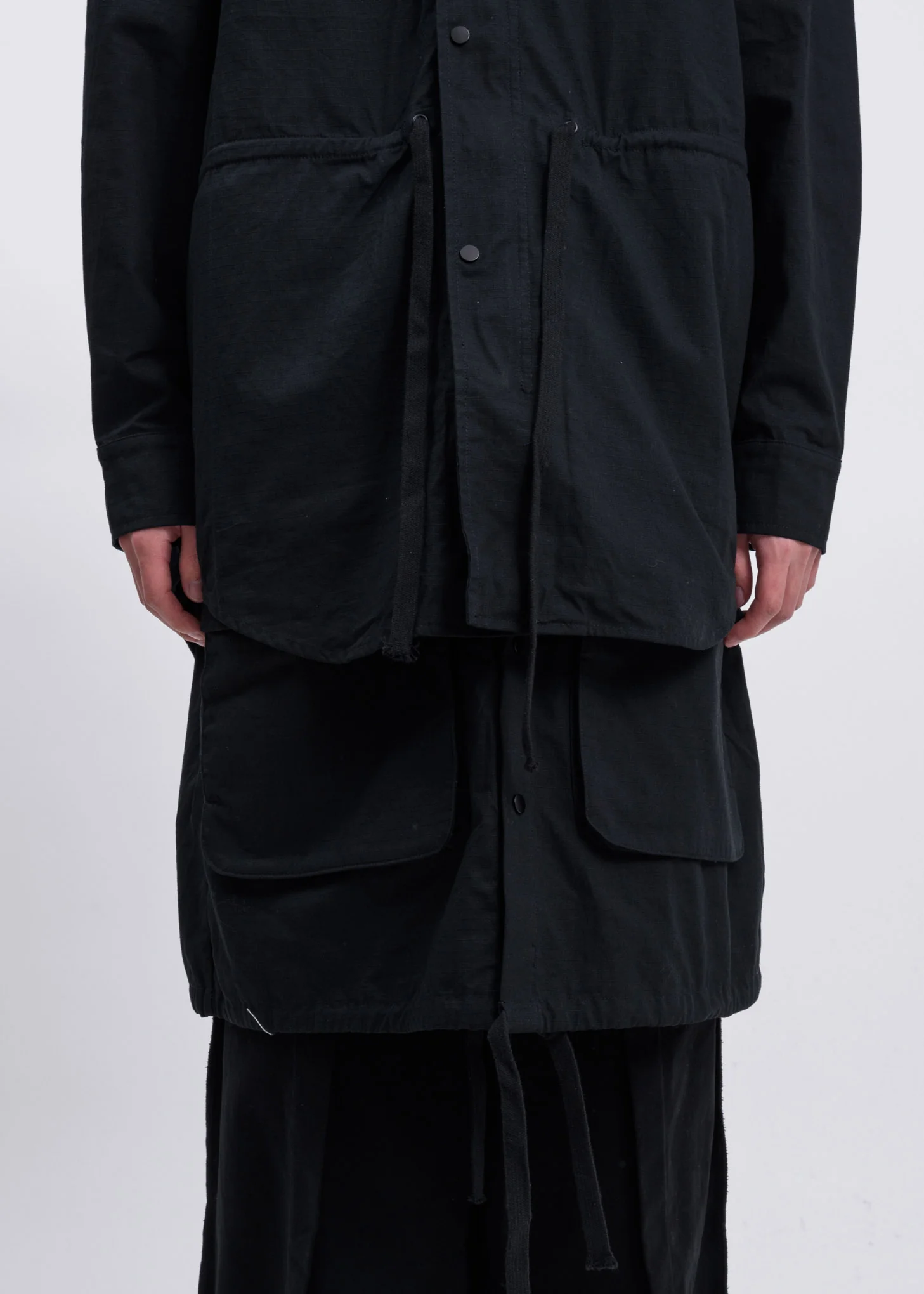 Black Removable Extended Field Jacket - Image 5
