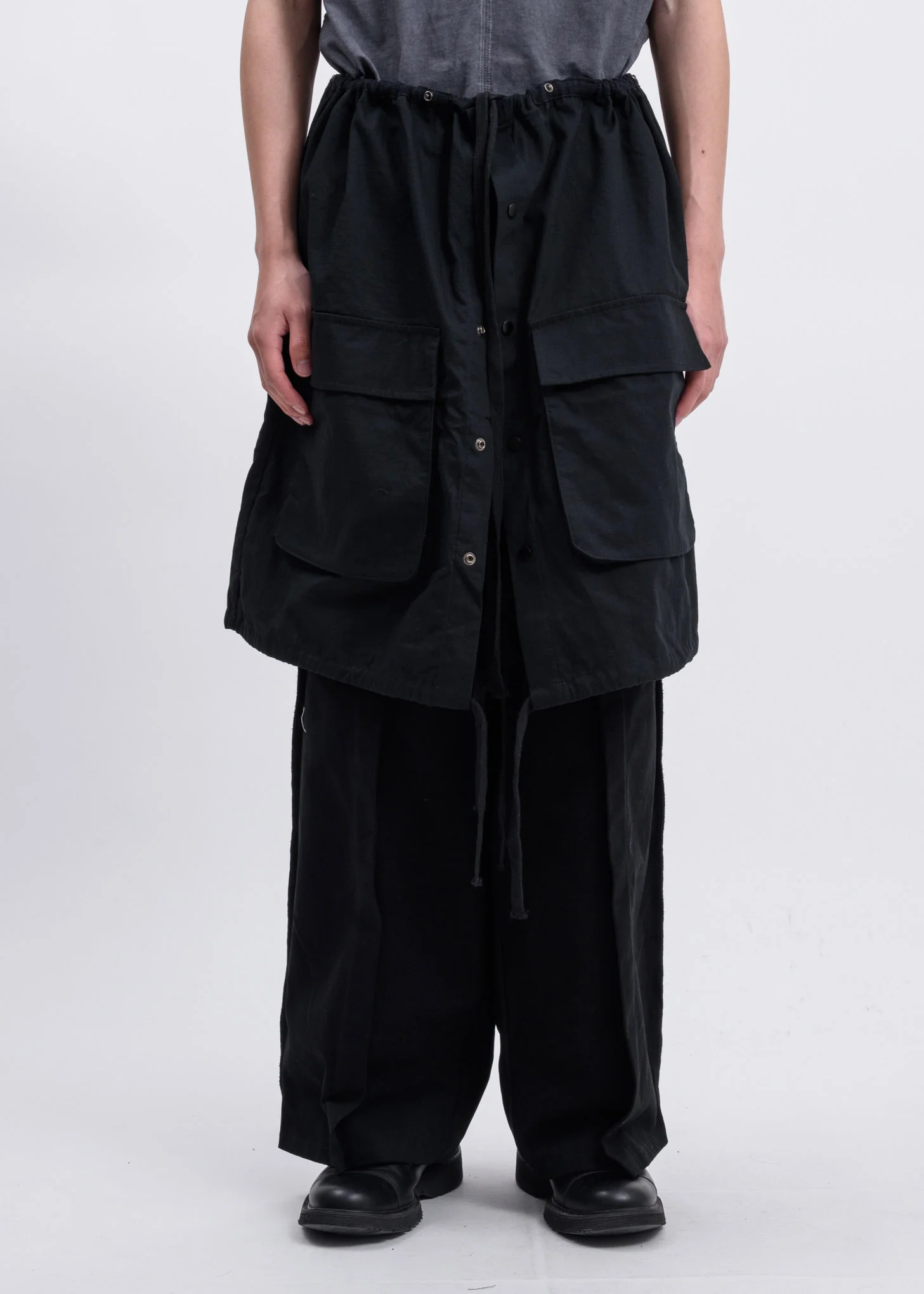 Black Removable Extended Field Jacket - Image 9