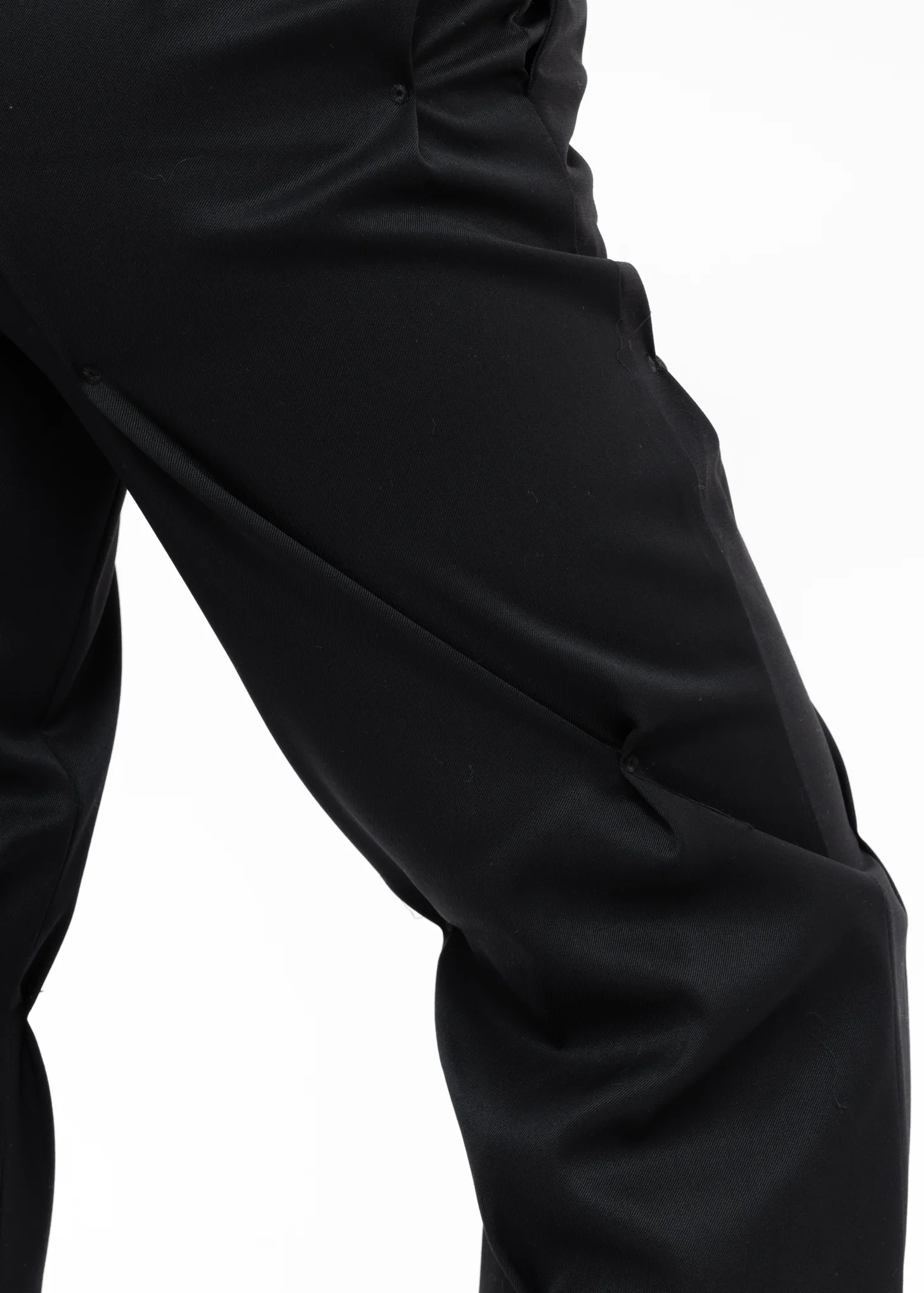 Black Eyelet Bullet Hole Embroidery Pants - Image 5