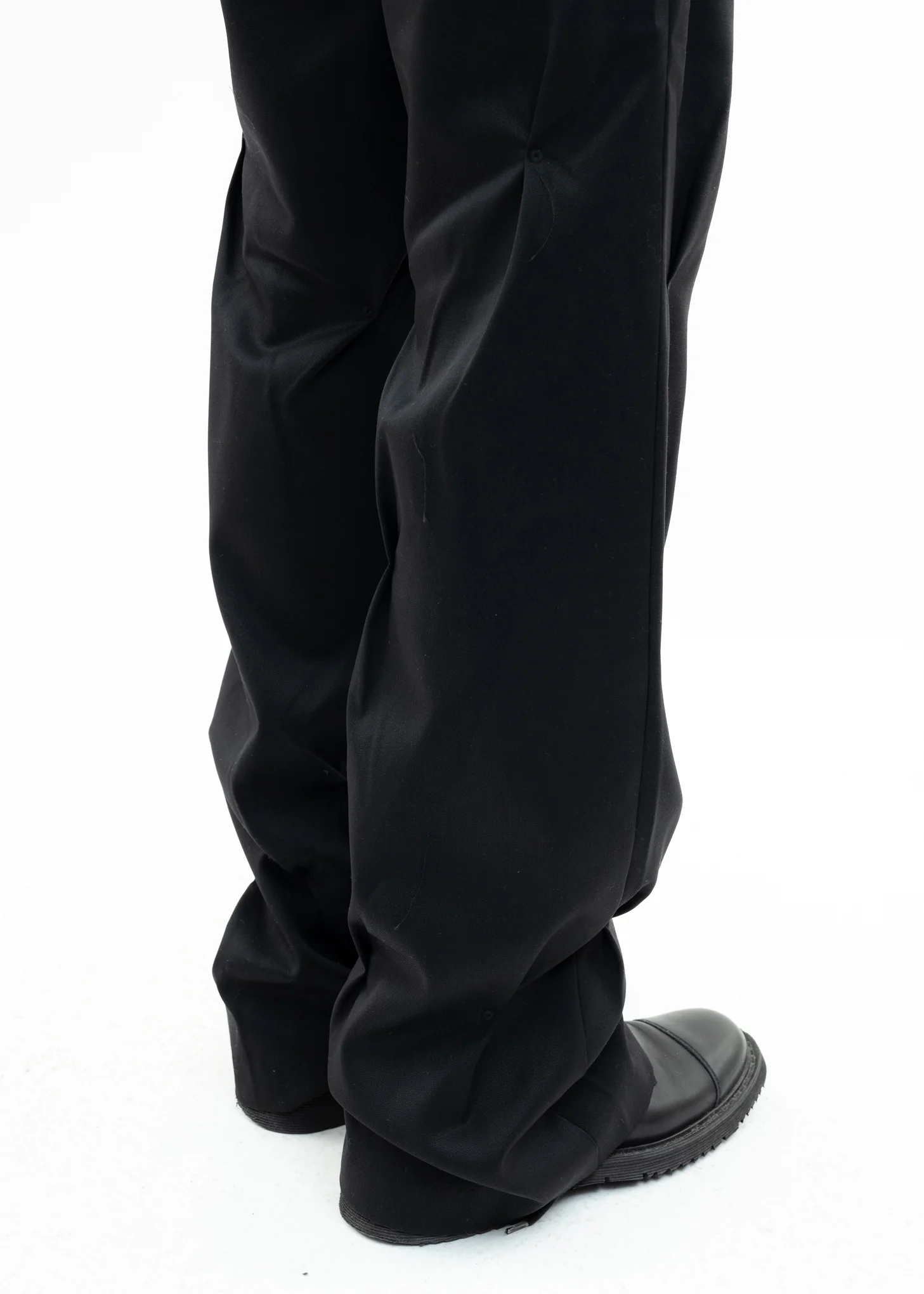 Black Eyelet Bullet Hole Embroidery Pants - Image 8
