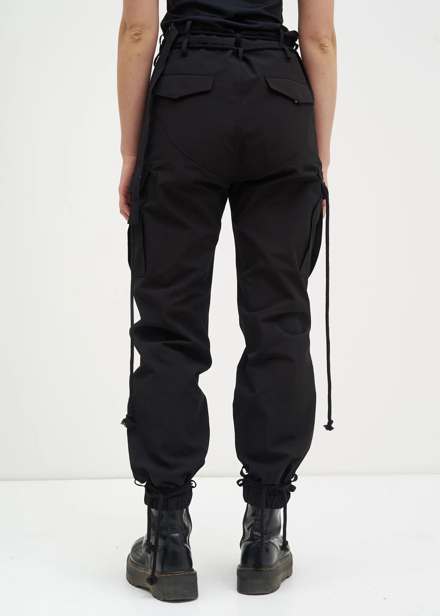 Black Fatal Cargo Pants - Image 3
