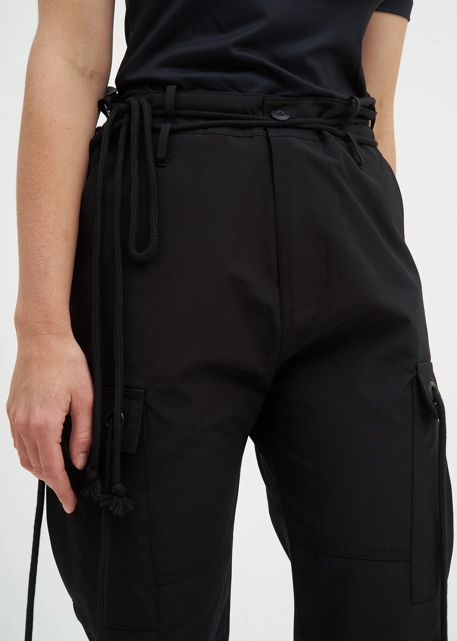 Black Fatal Cargo Pants - Image 5