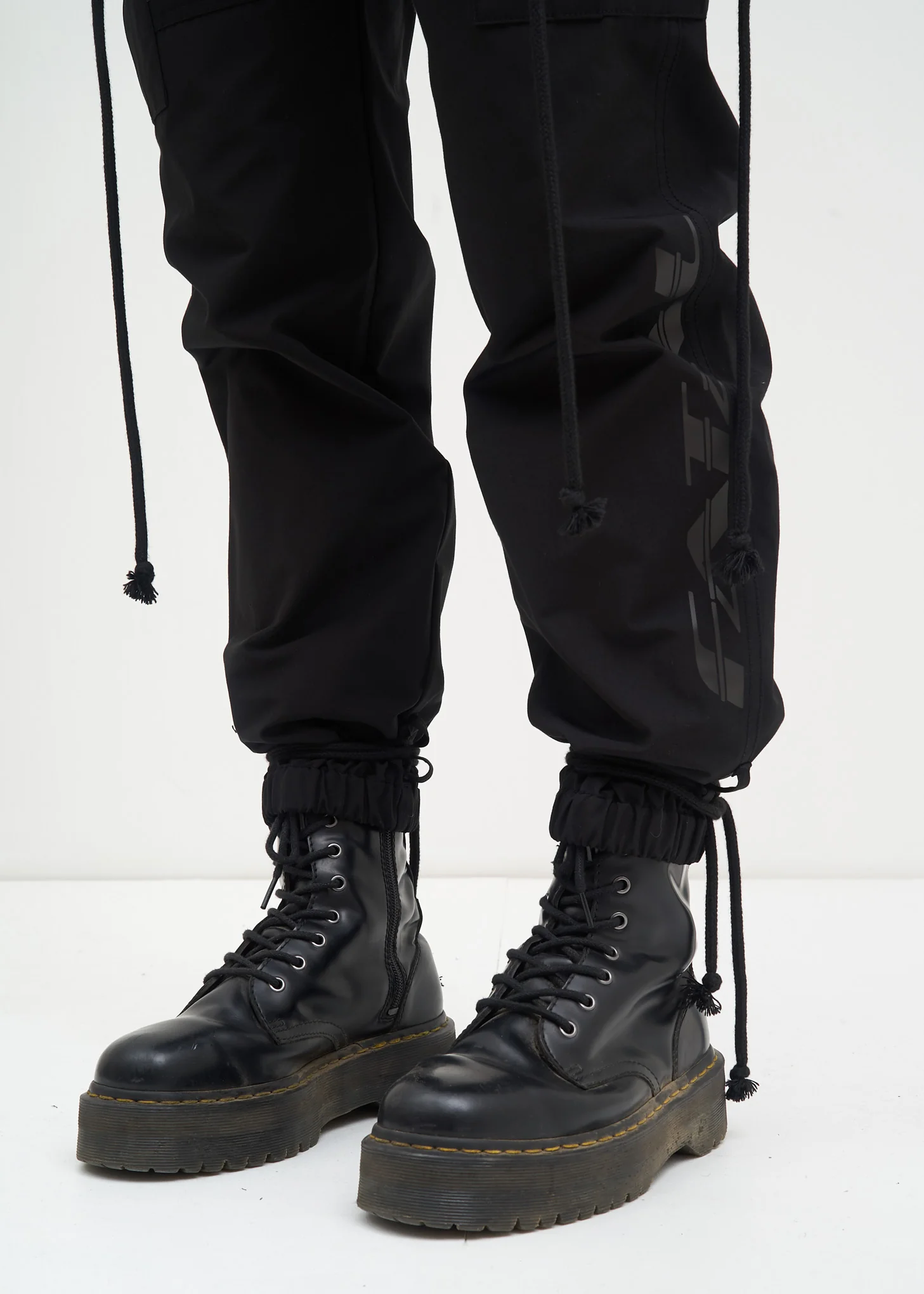 Black Fatal Cargo Pants - Image 6