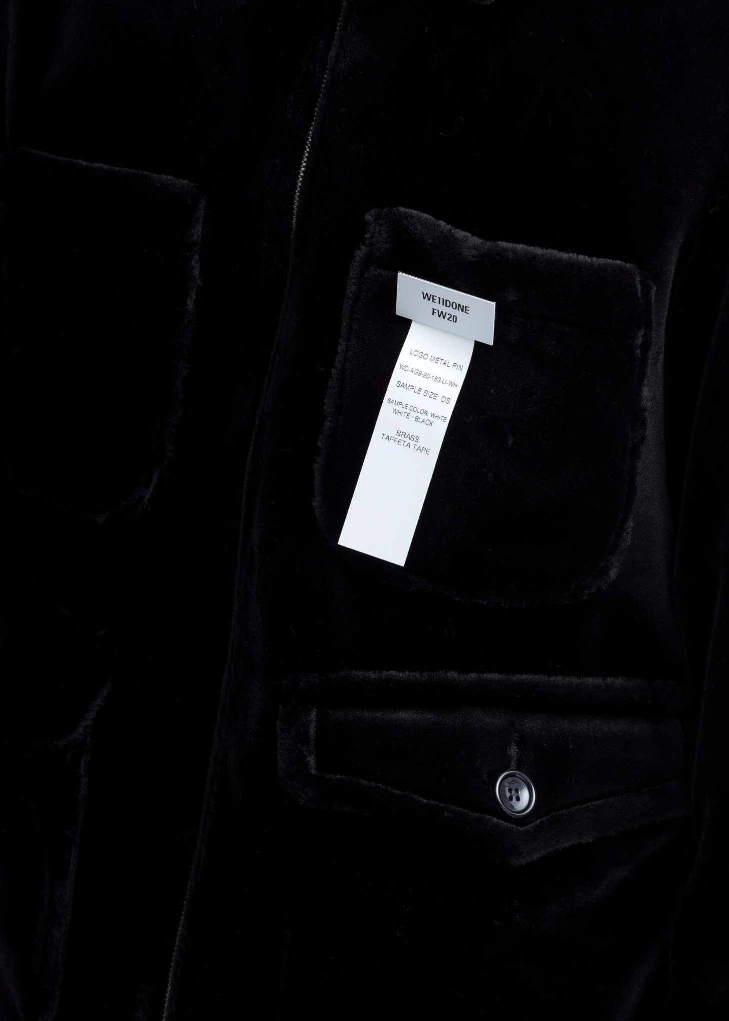 Black Faux Fur Zip Up Jacket - Image 6