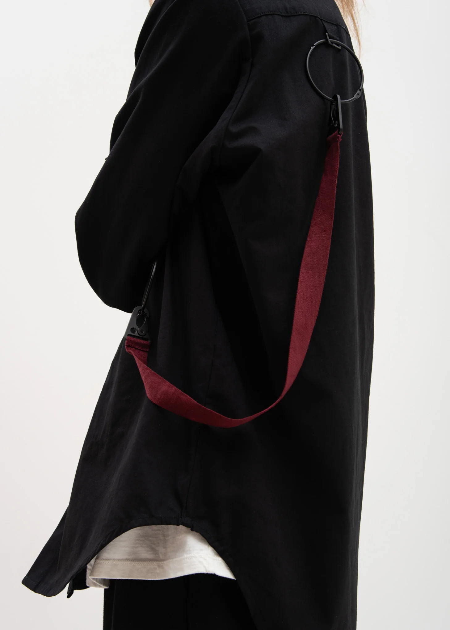 Black Field Shirt Jacket - Image 2