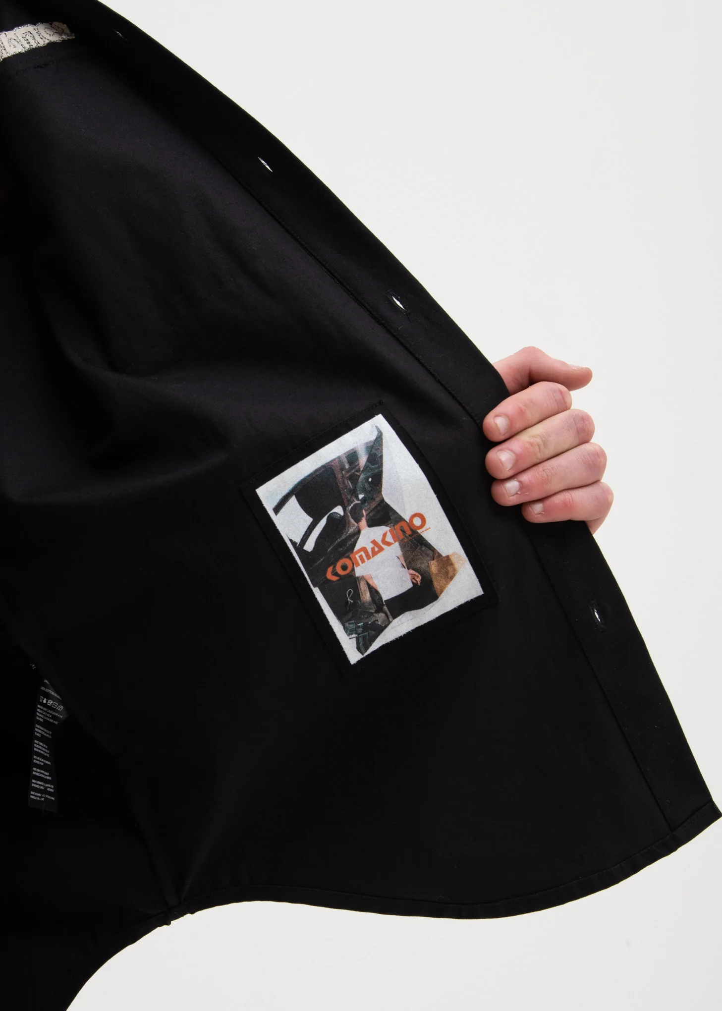 Black Field Shirt Jacket - Image 6