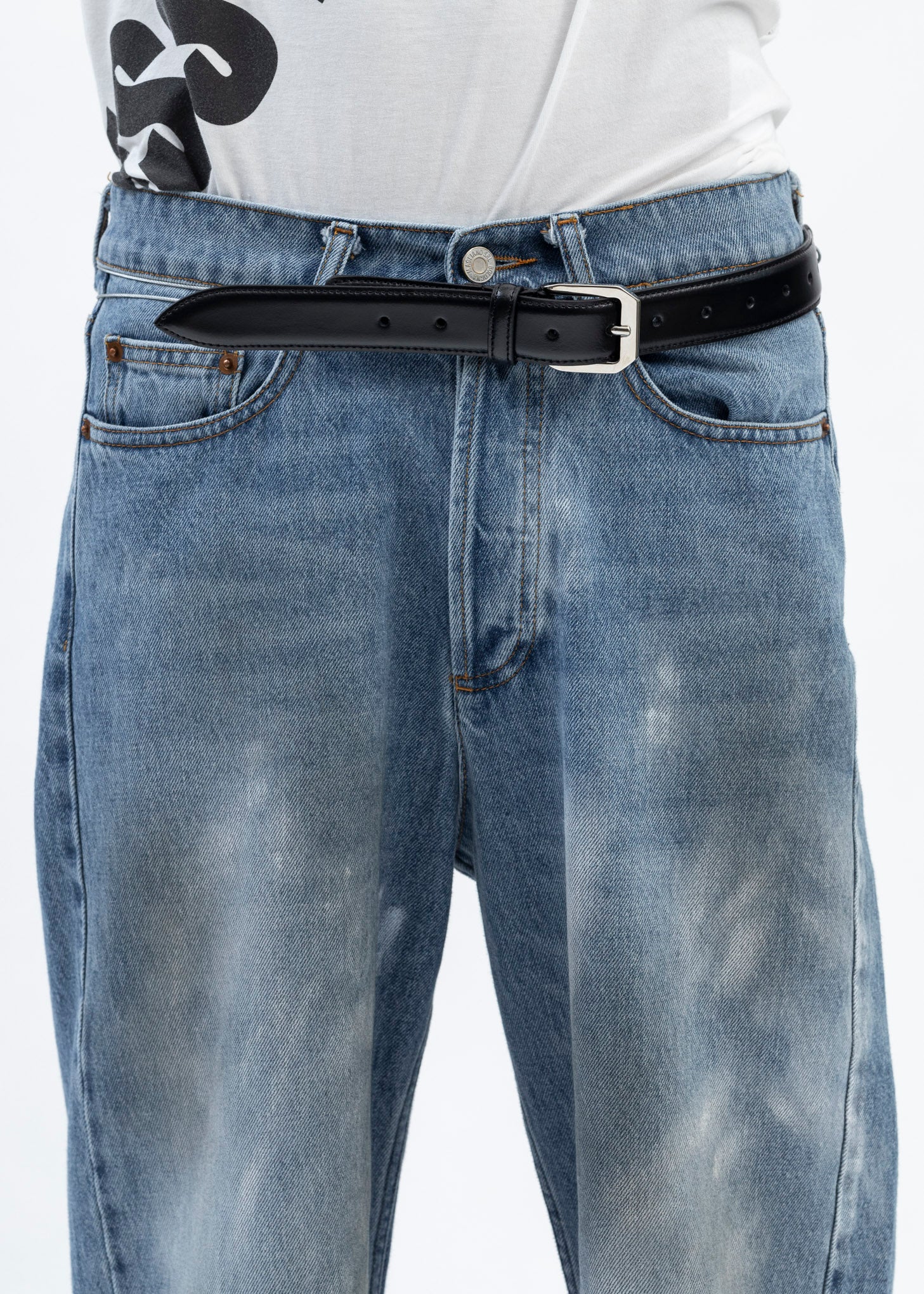 BLACK FIL DI FERRO BELT - Image 2