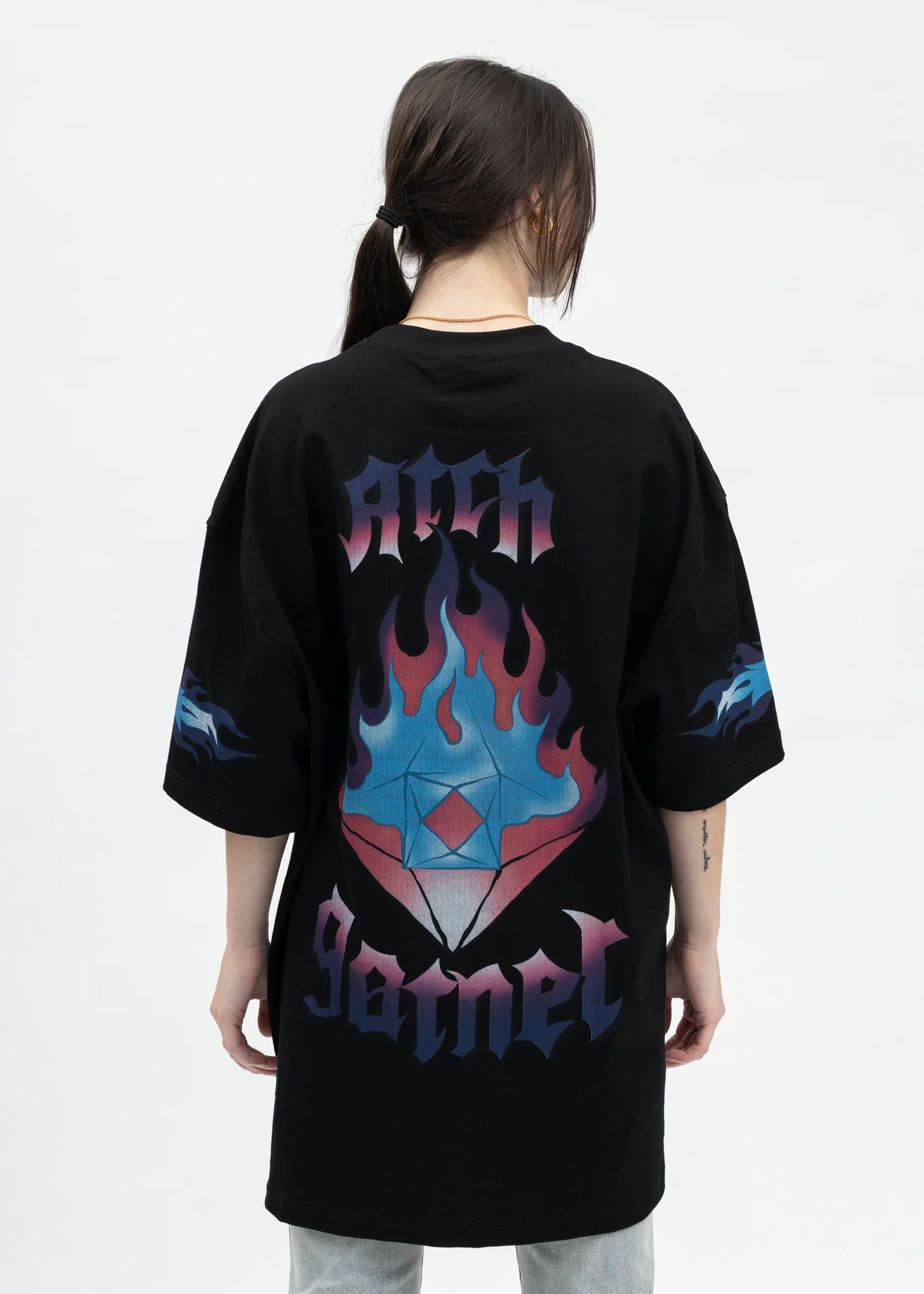 BLACK FIRE T-SHIRT - Image 2