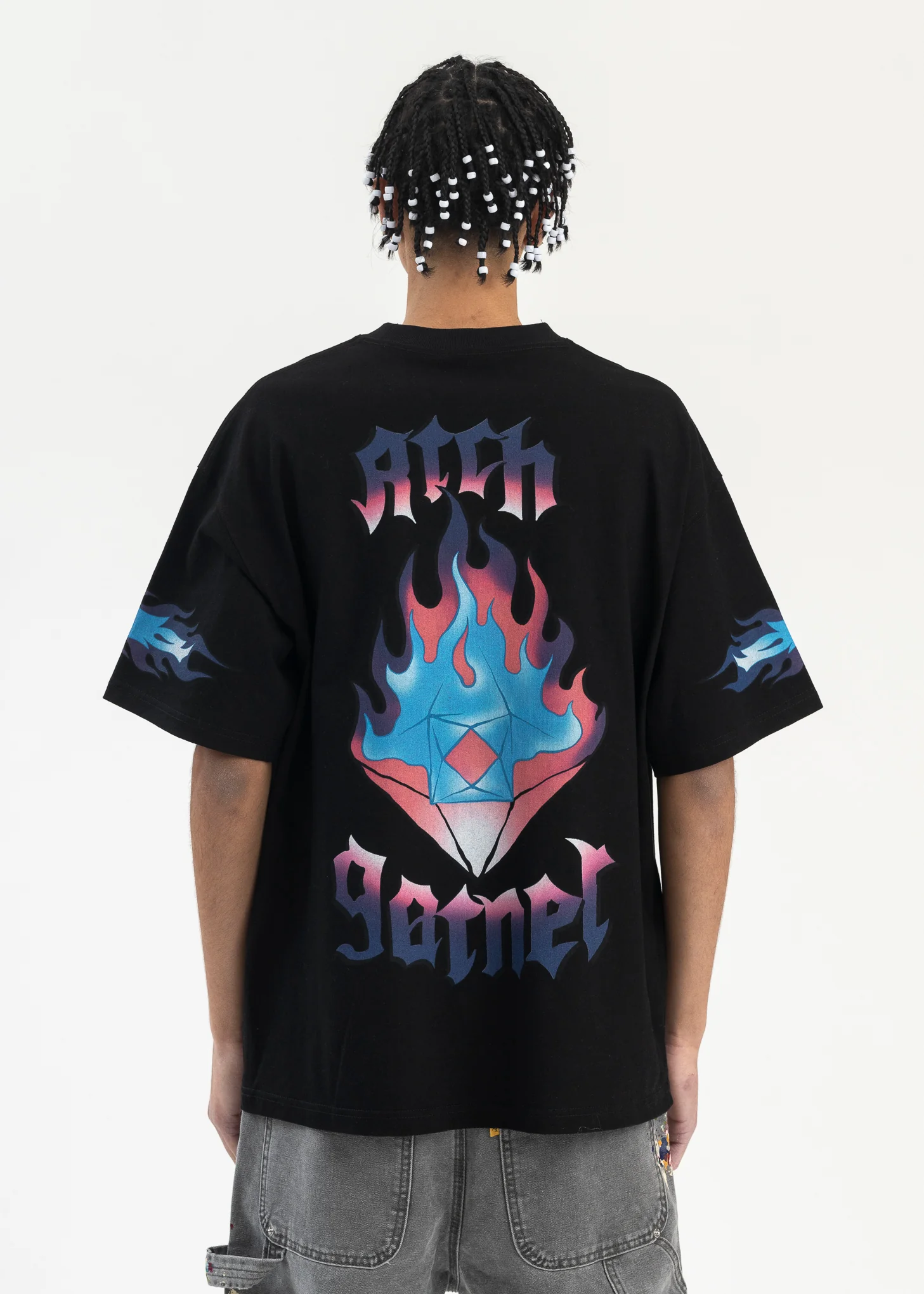 BLACK FIRE T-SHIRT - Image 2