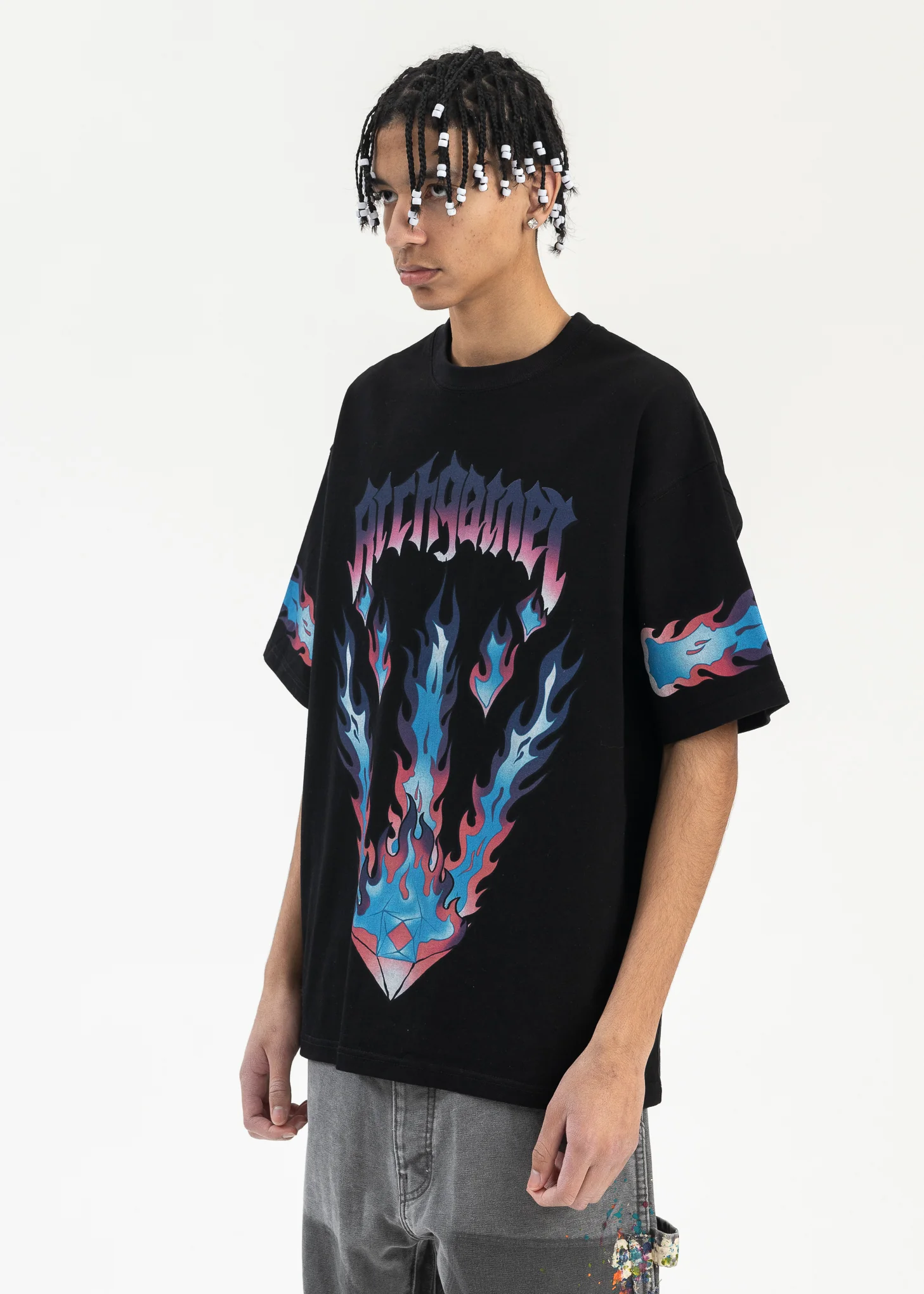 BLACK FIRE T-SHIRT - Image 3