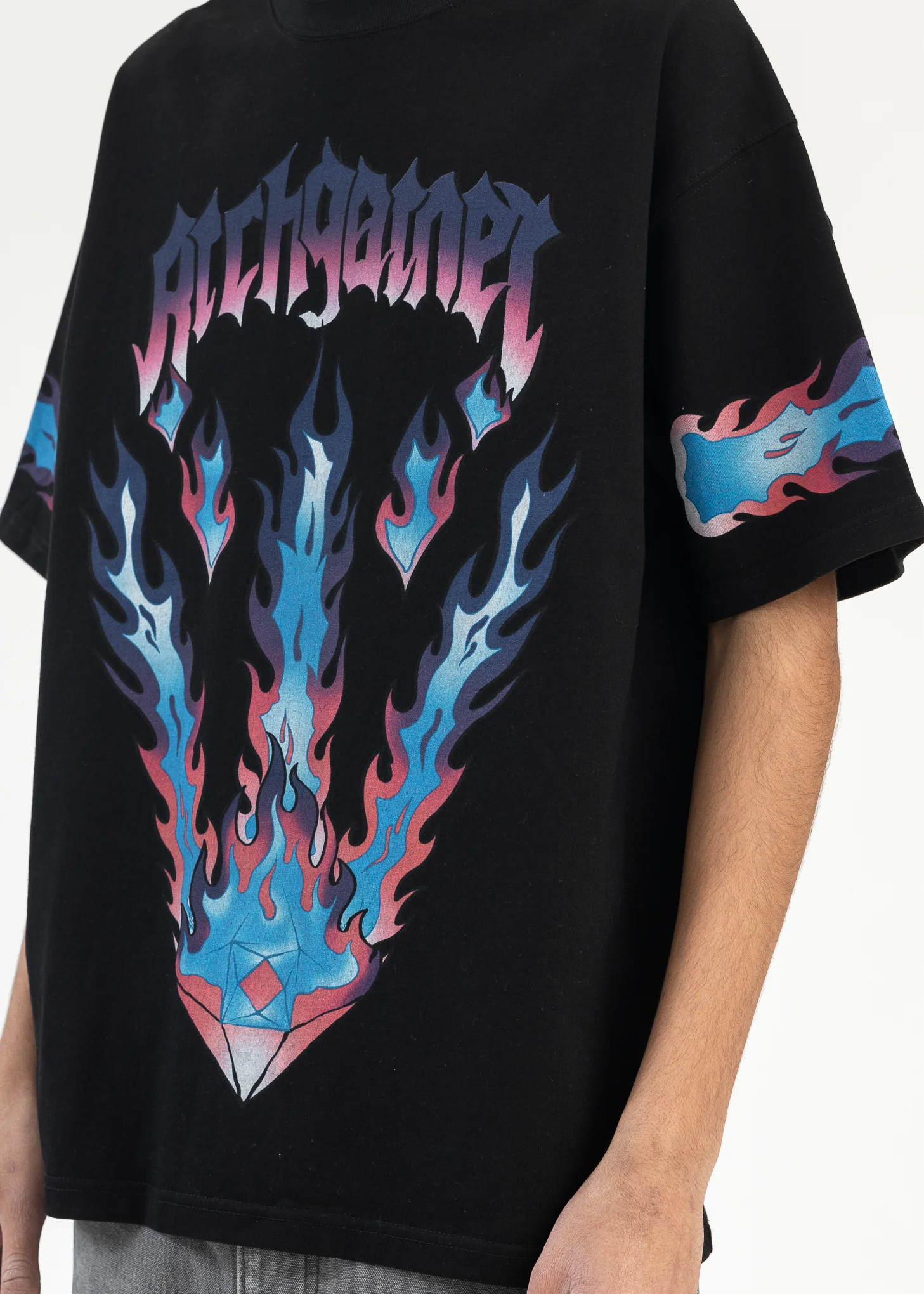 BLACK FIRE T-SHIRT - Image 4