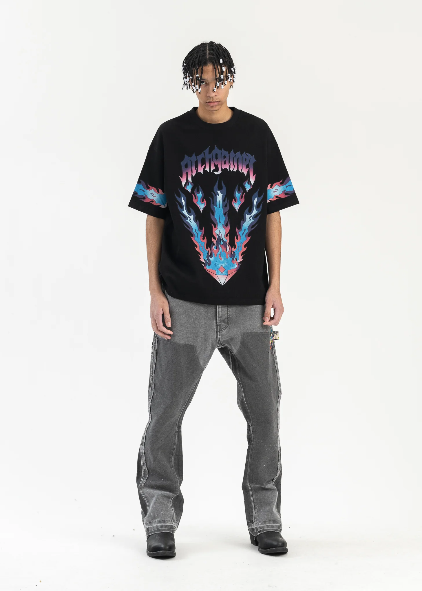 BLACK FIRE T-SHIRT - Image 5