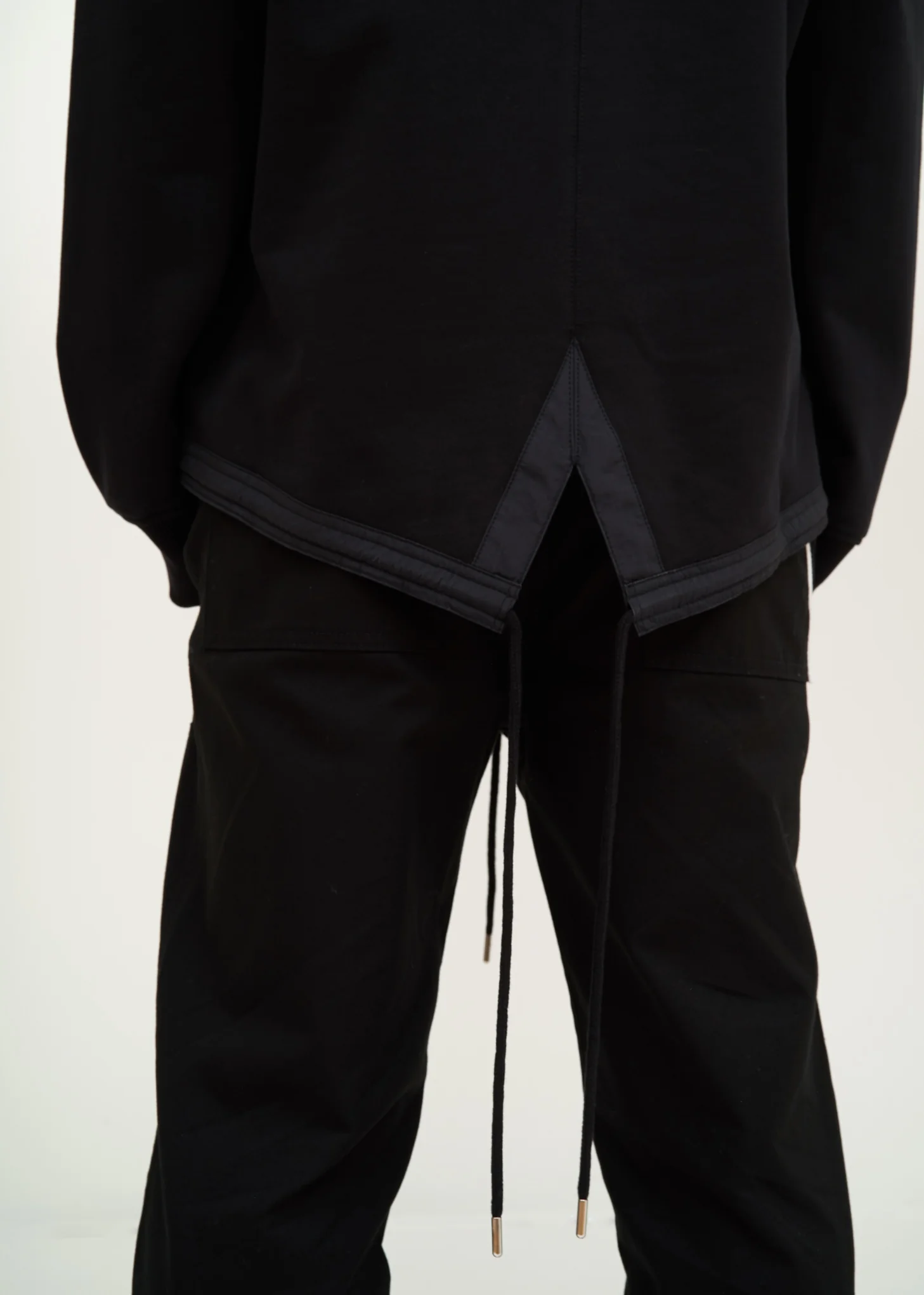 Black Fishtail Crewneck - Image 5
