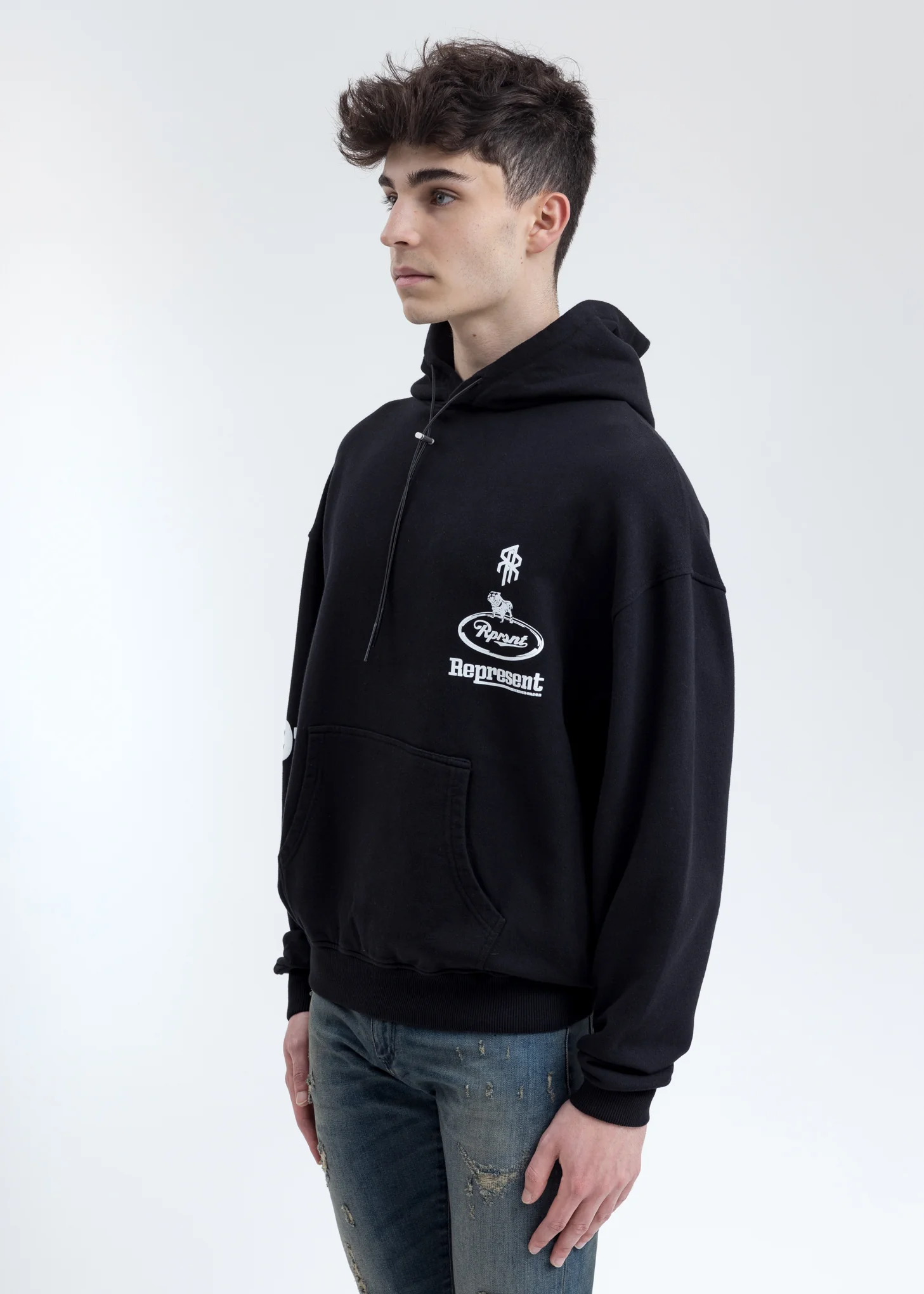 Black Fleece Racing Hoodie - Image 3