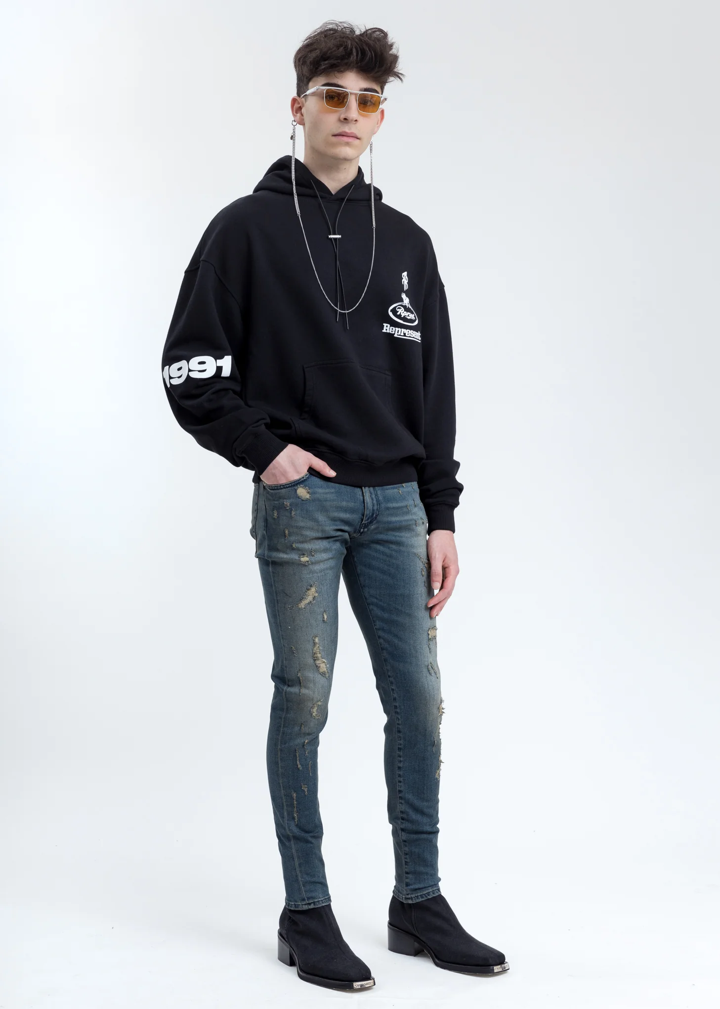 Black Fleece Racing Hoodie - Image 5