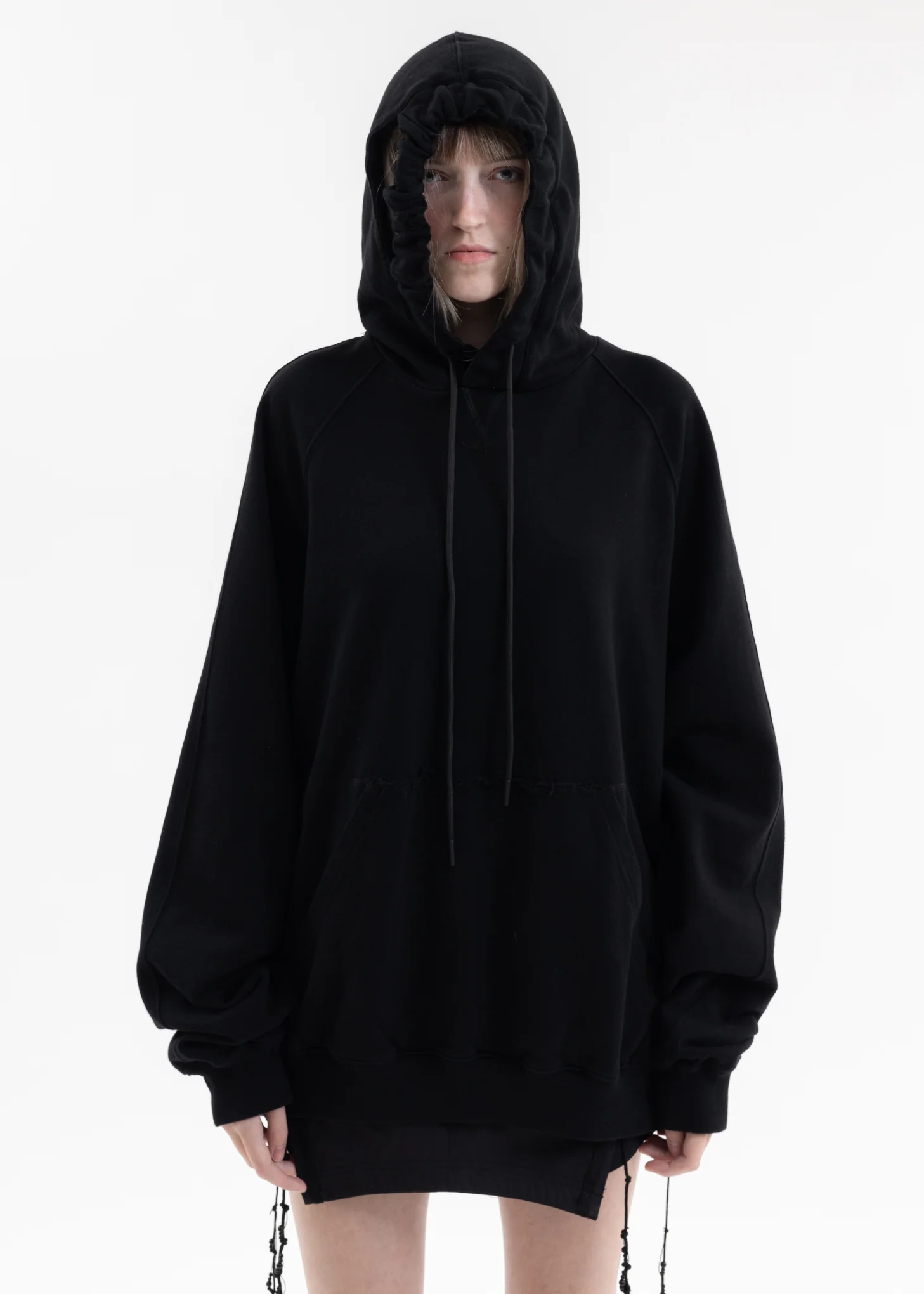 BLACK FLOWER MEN HOODIE