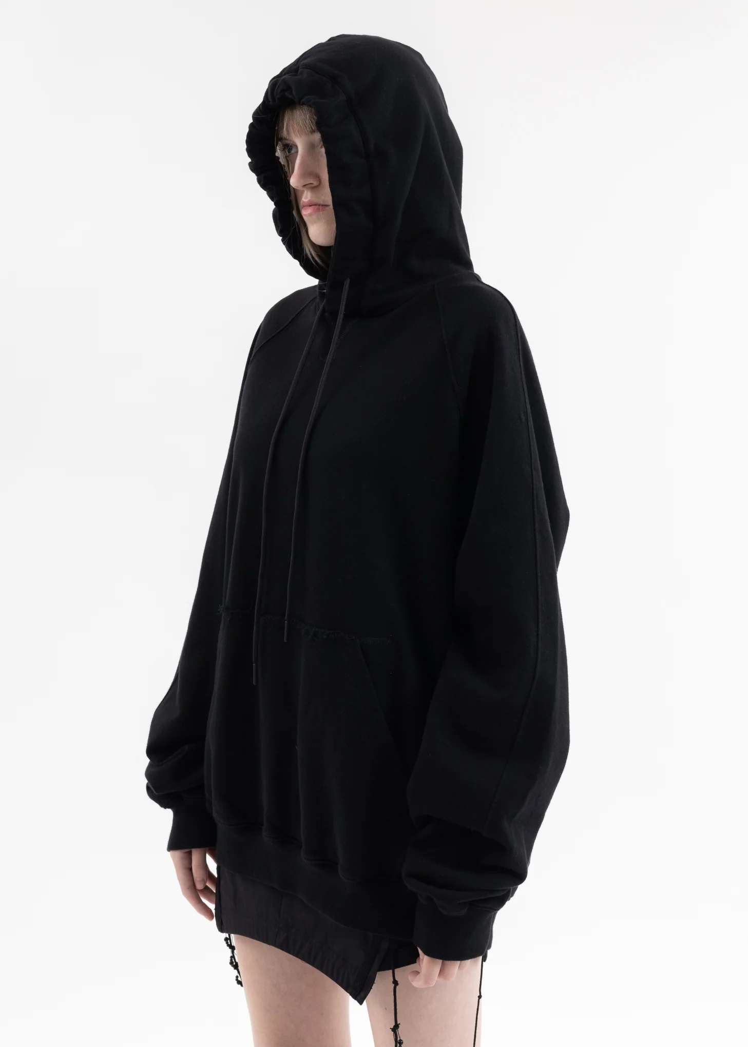 BLACK FLOWER MEN HOODIE - Image 3