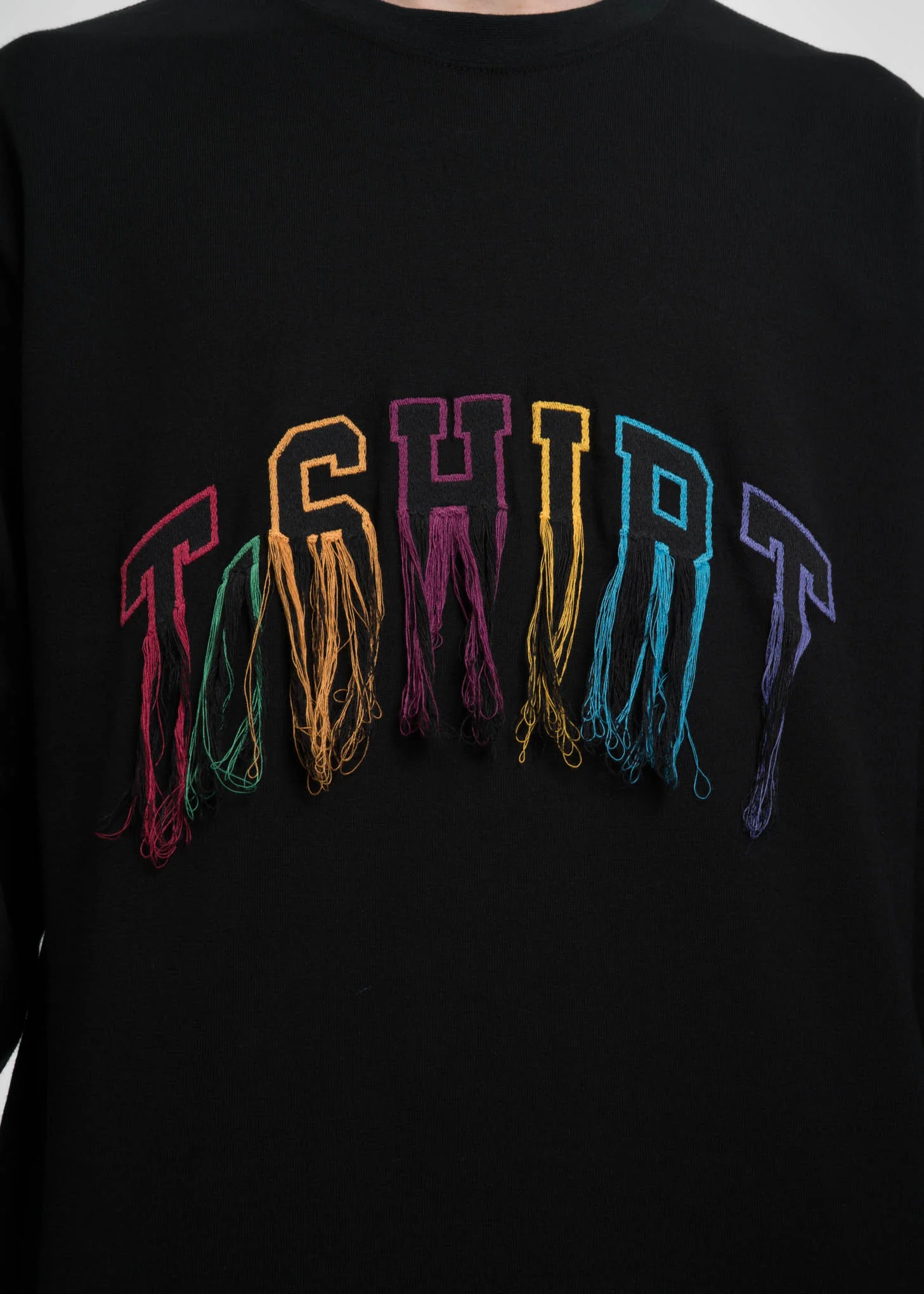 Black Flying Embroidery Long Sleeve - Image 3