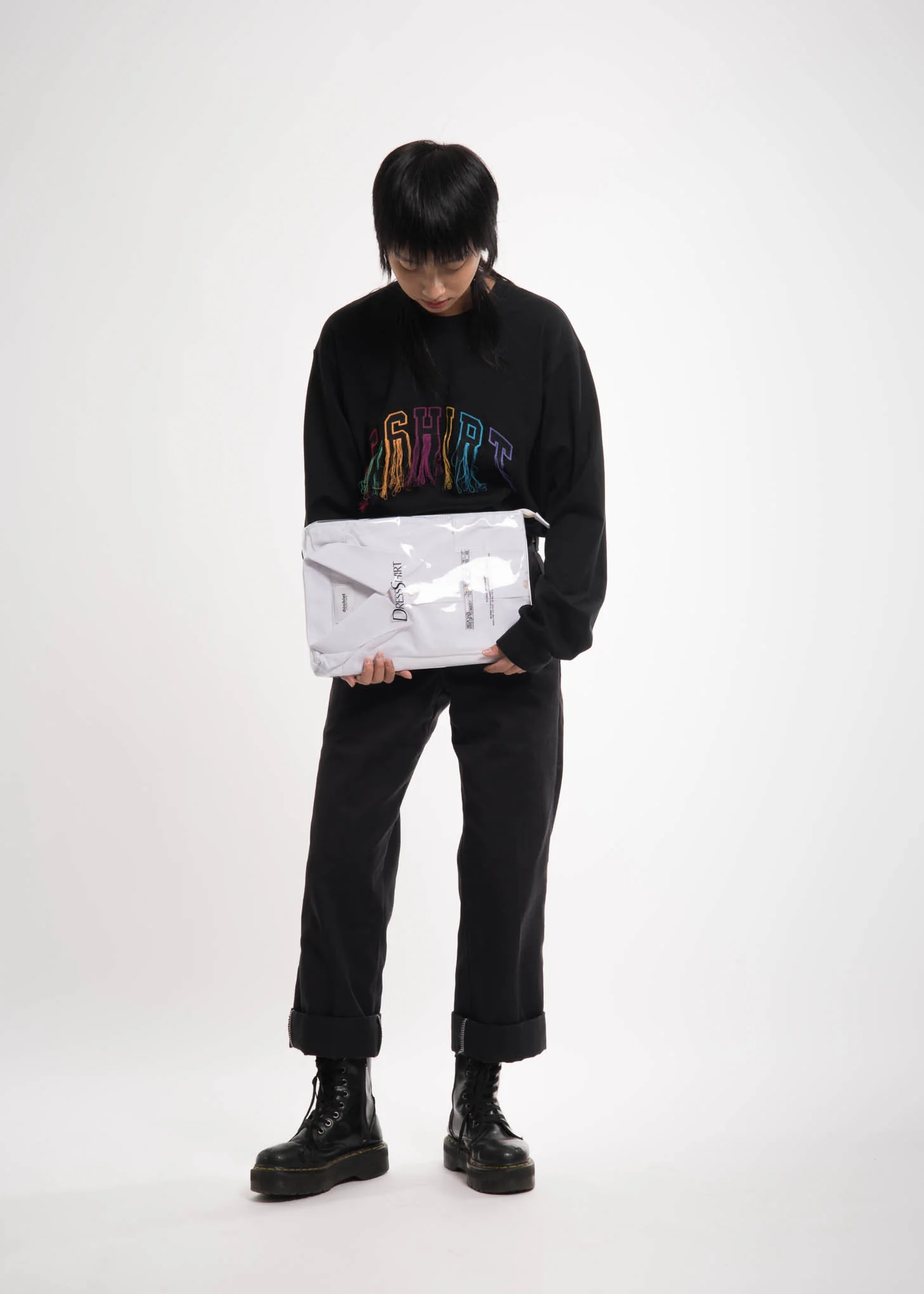 Black Flying Embroidery Long Sleeve - Image 5