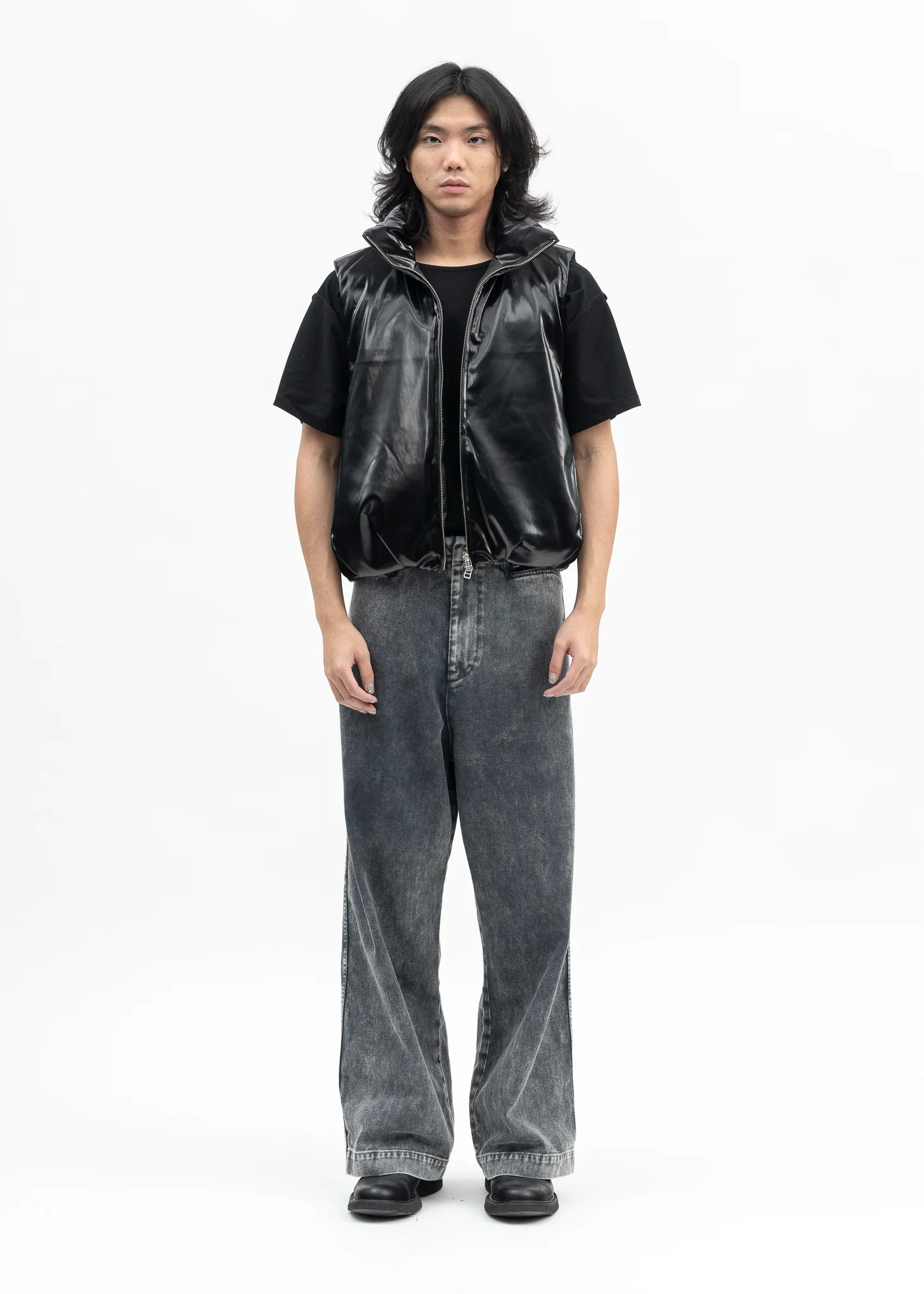 BLACK FOAMED VEST - Image 7