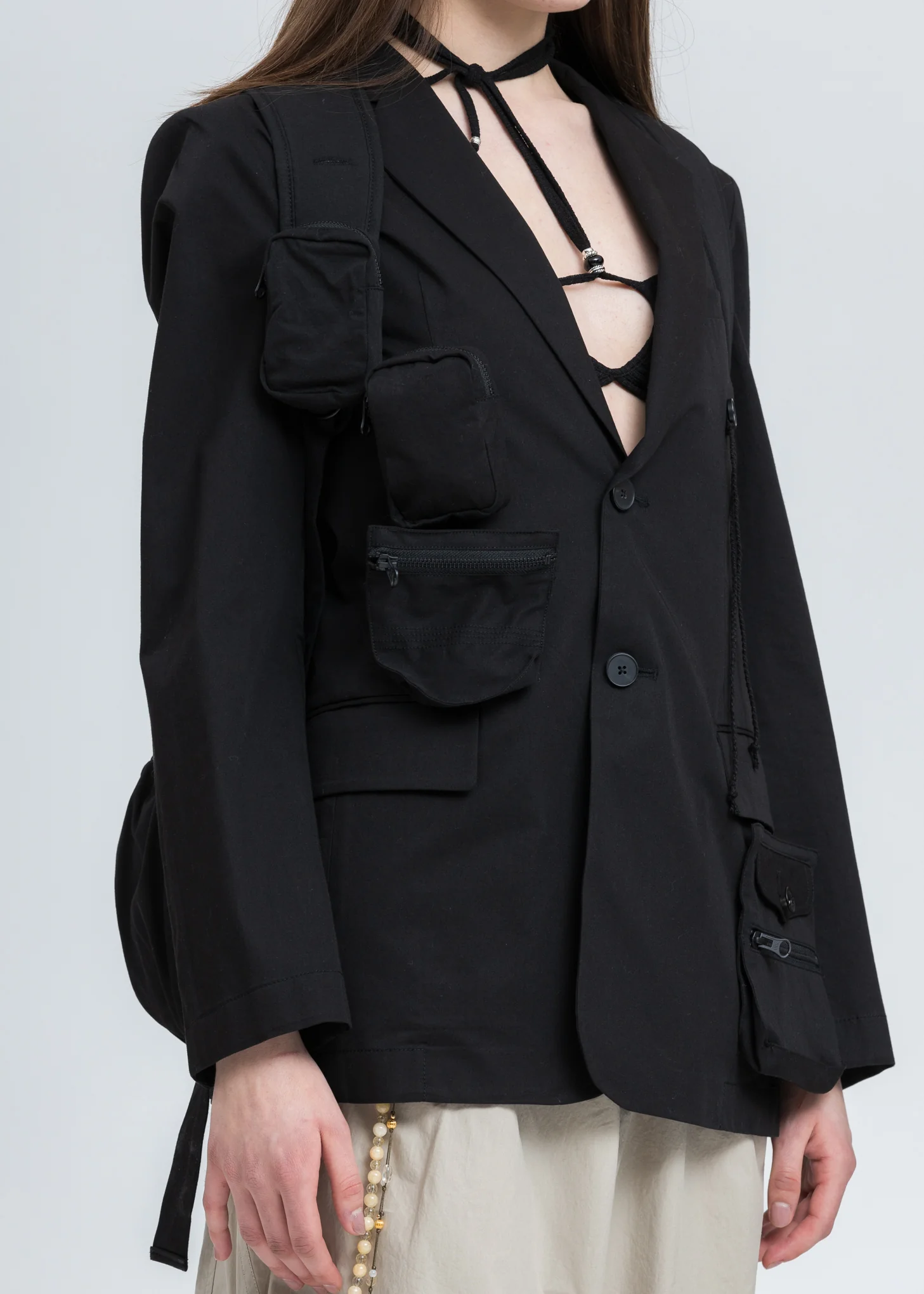 Black Foldable Backpack - Image 6