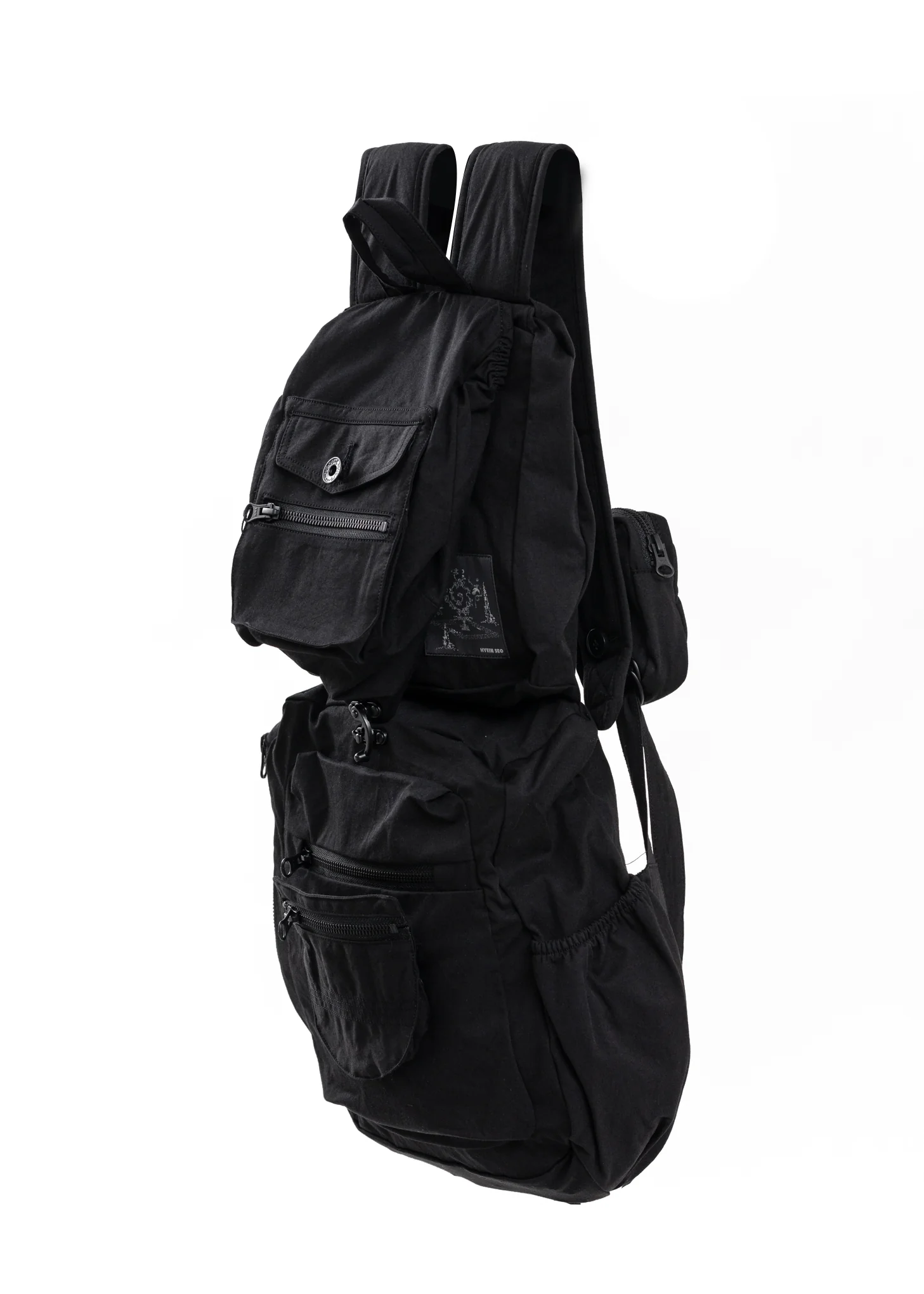 Black Foldable Backpack - Image 4