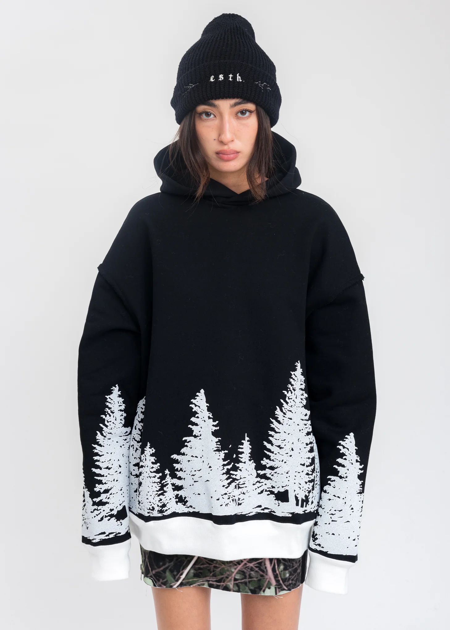 Black Forest At Night Hoodie