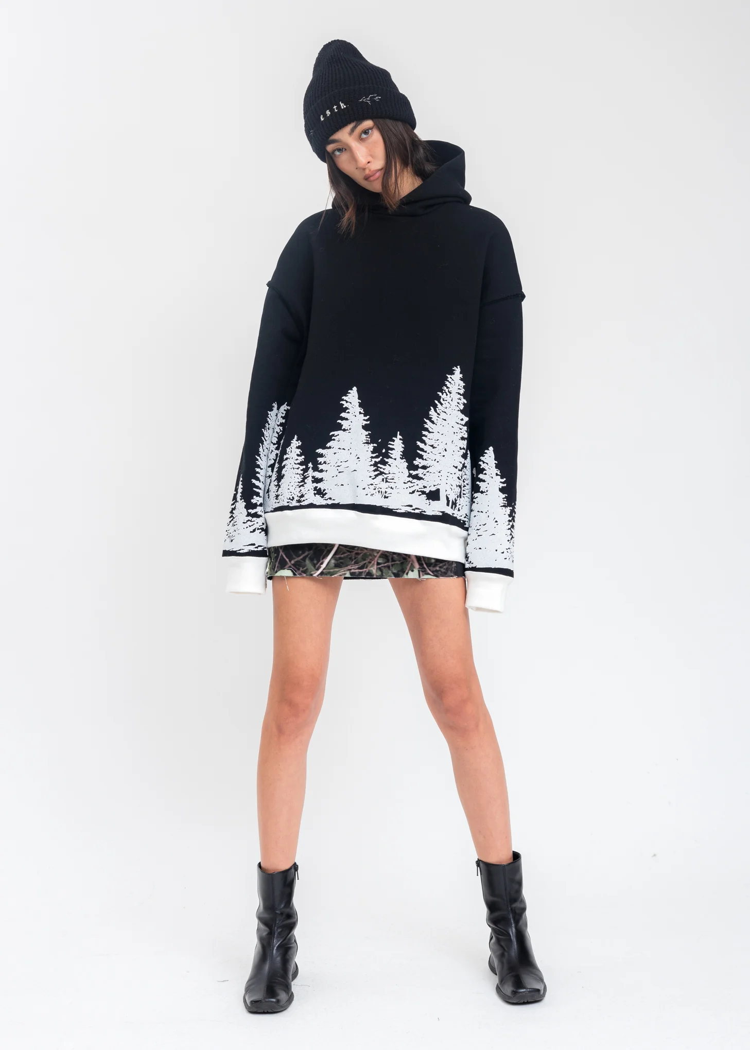 Black Forest At Night Hoodie - Image 5