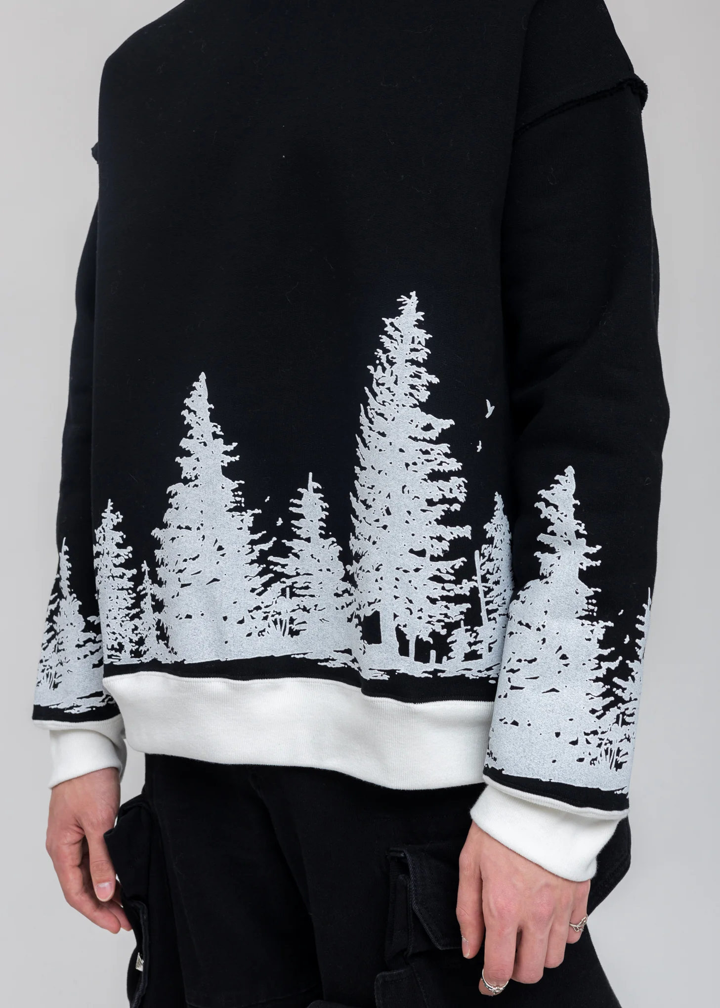 Black Forest At Night Hoodie - Image 5
