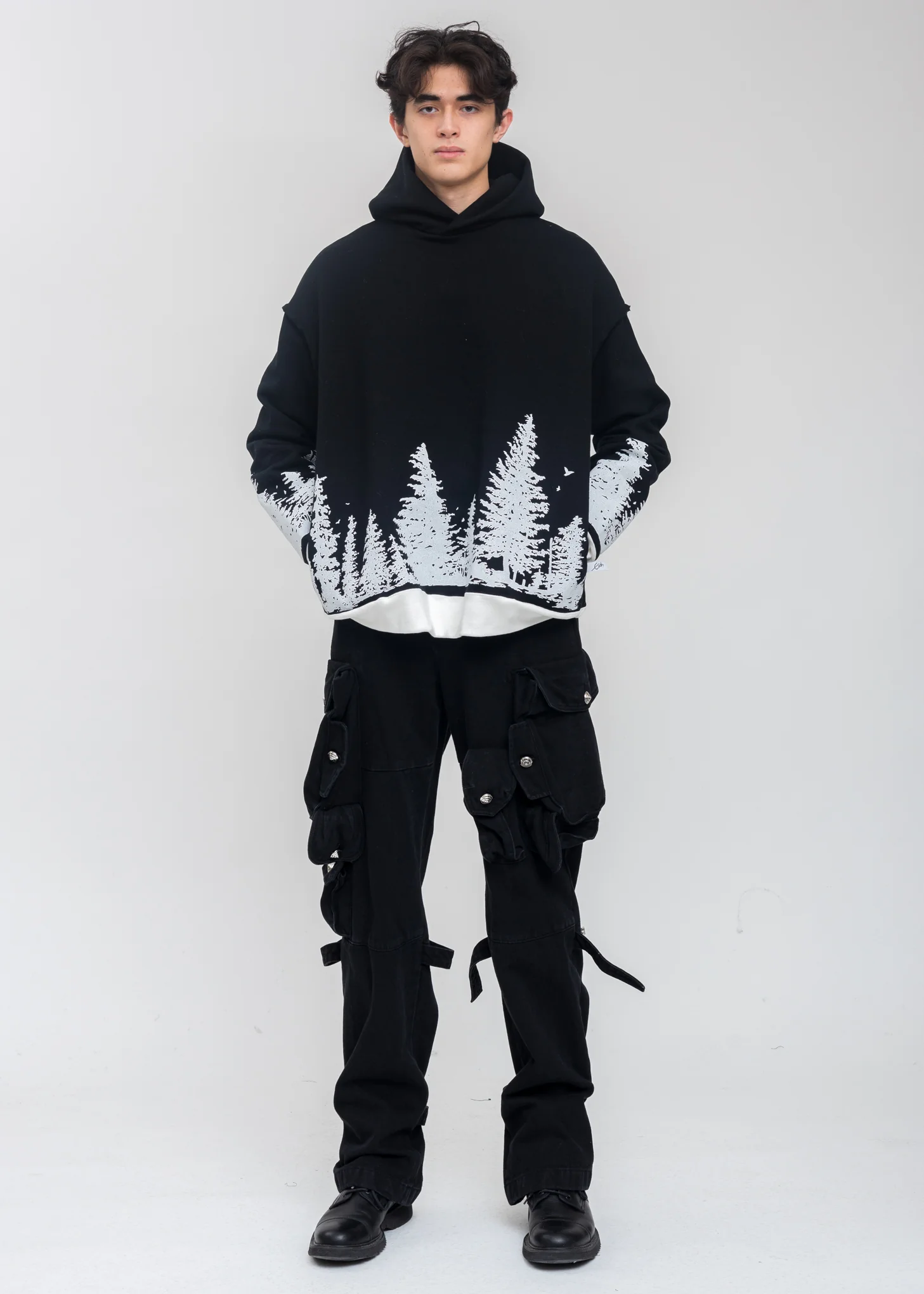 Black Forest At Night Hoodie - Image 6
