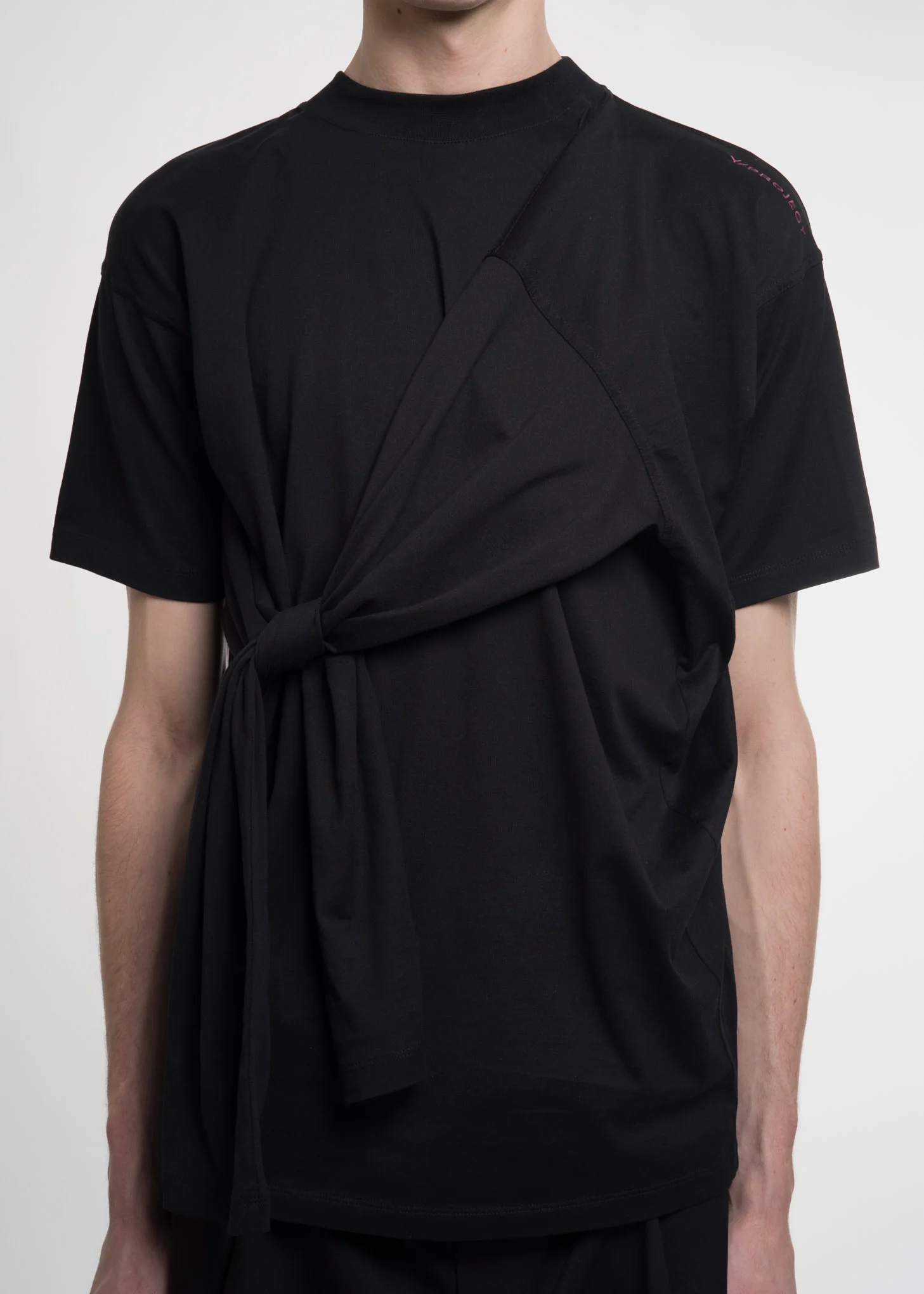 Black Four Sleeved T-Shirt - Image 9