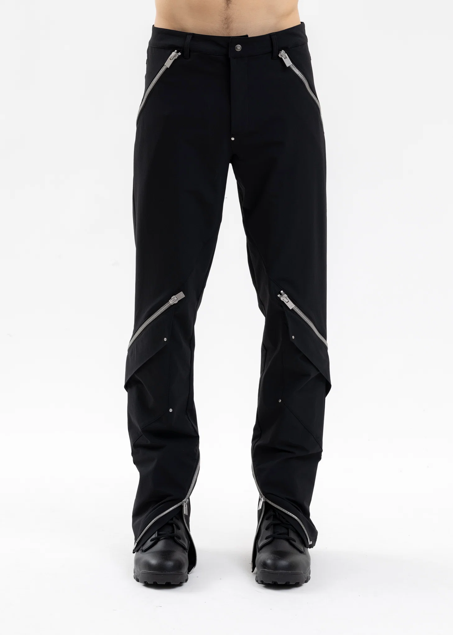 BLACK FRAZIL CARGO TROUSER