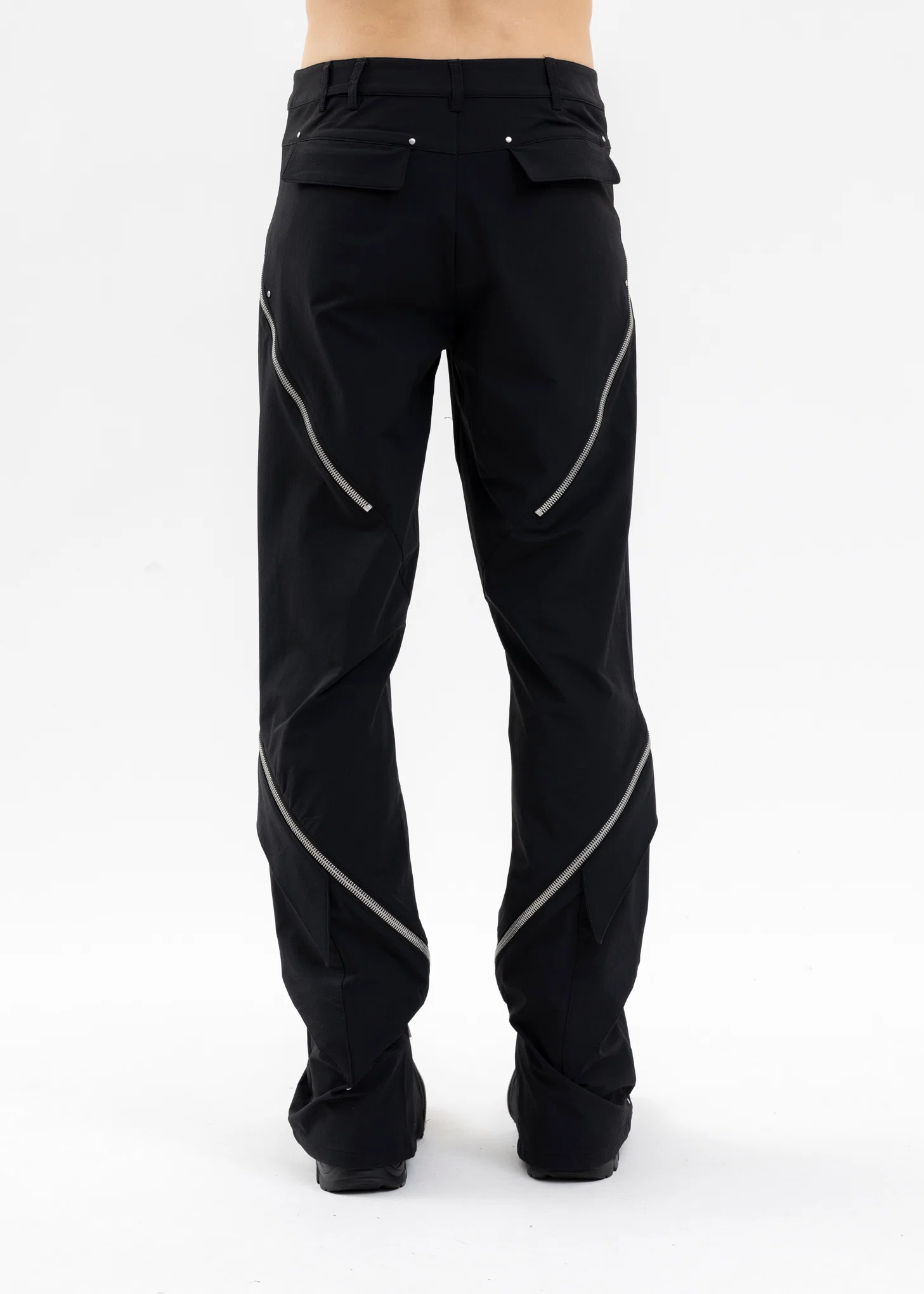 BLACK FRAZIL CARGO TROUSER - Image 4