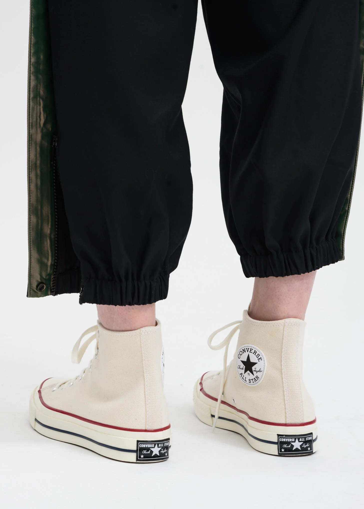 Black Front Pleat Trousers - Image 5