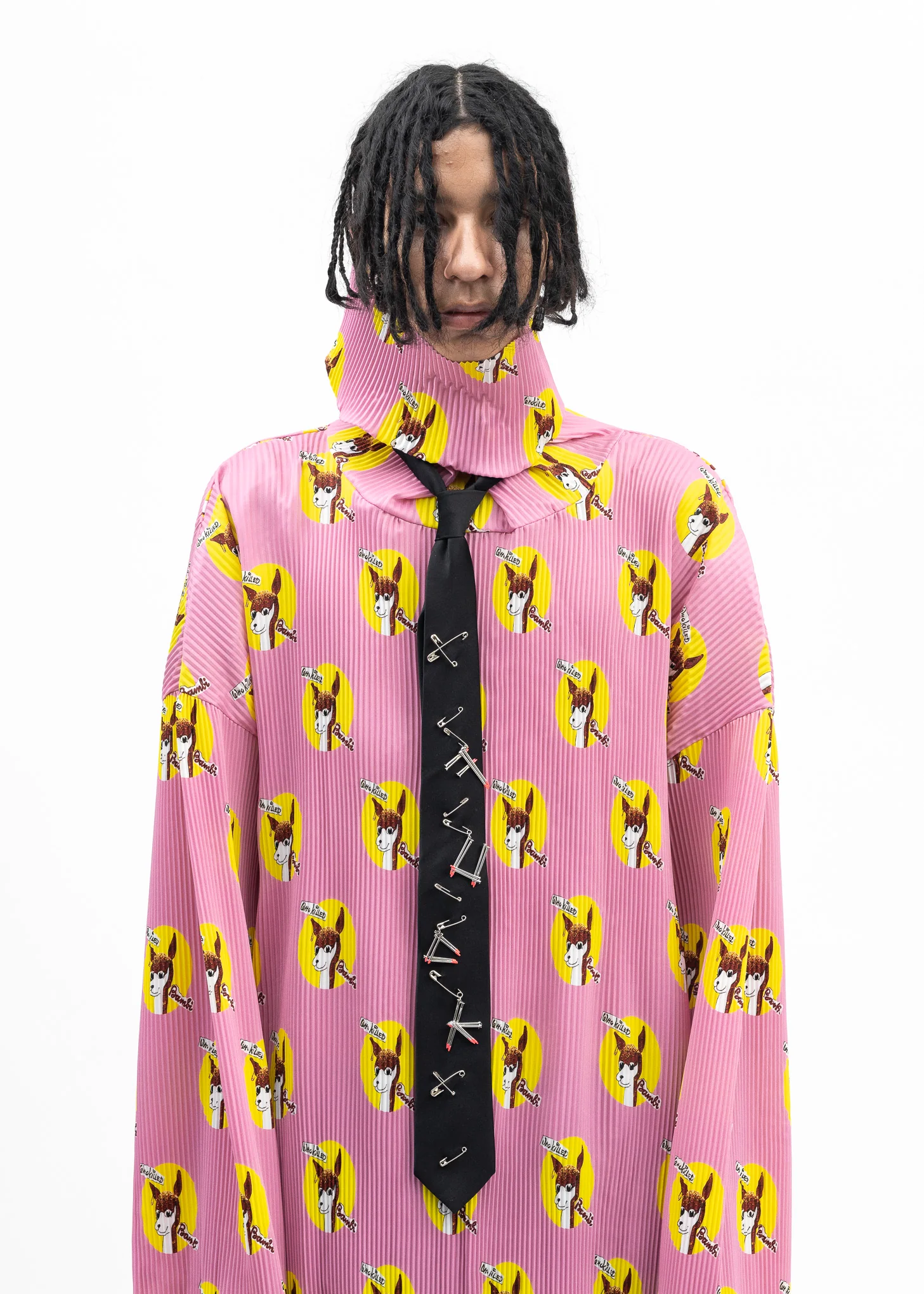 BLACK FUCK NAIL TIE NECKLACE - Image 2