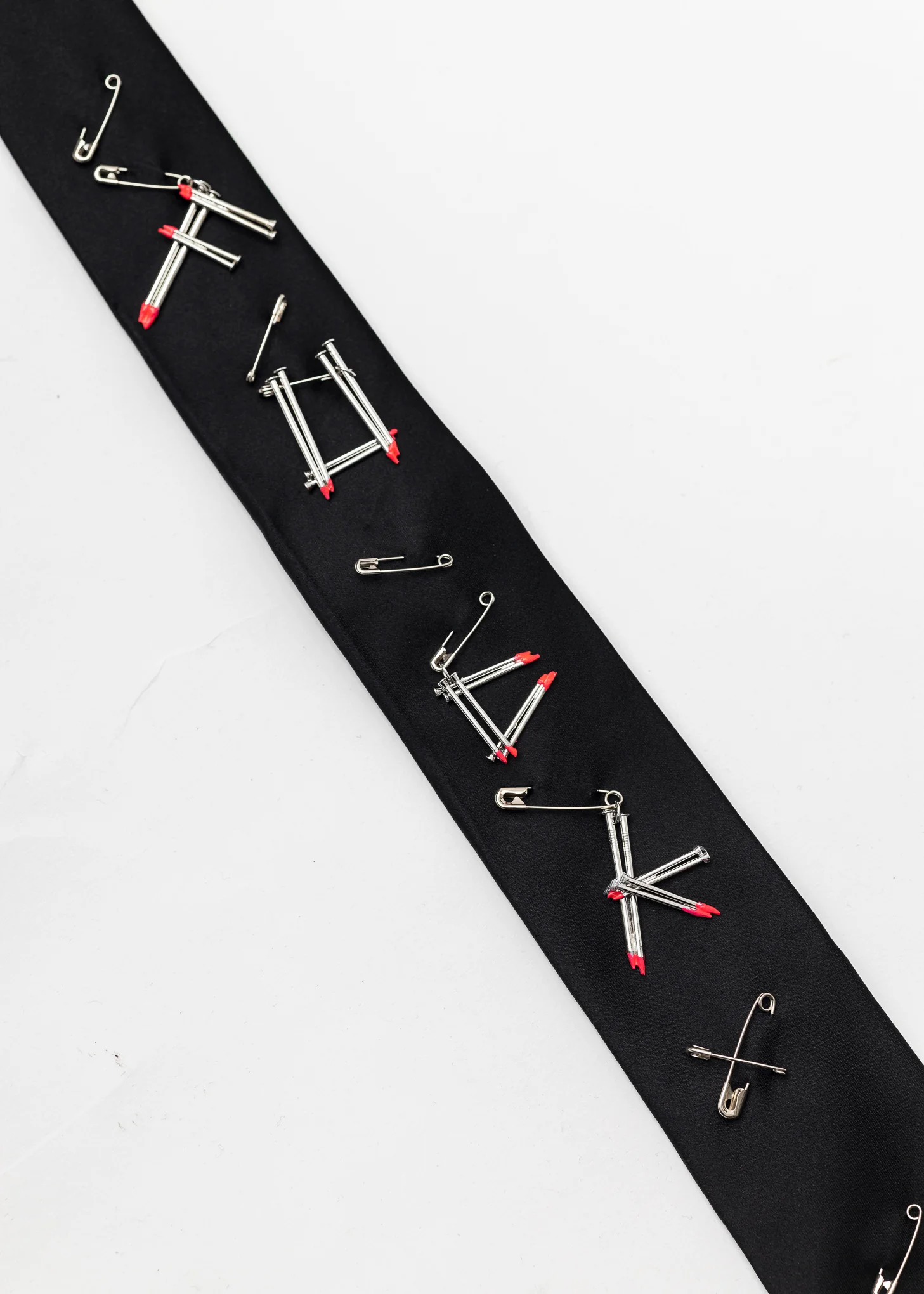 BLACK FUCK NAIL TIE NECKLACE - Image 8
