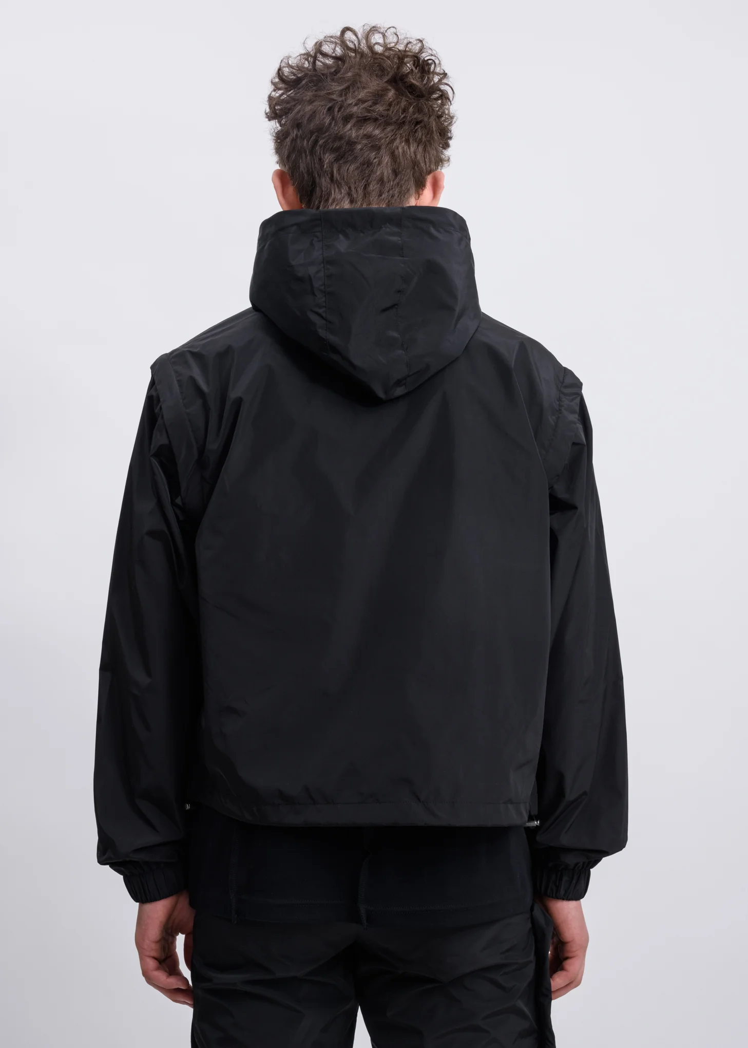 Black Funnel Track Jacket - Image 2
