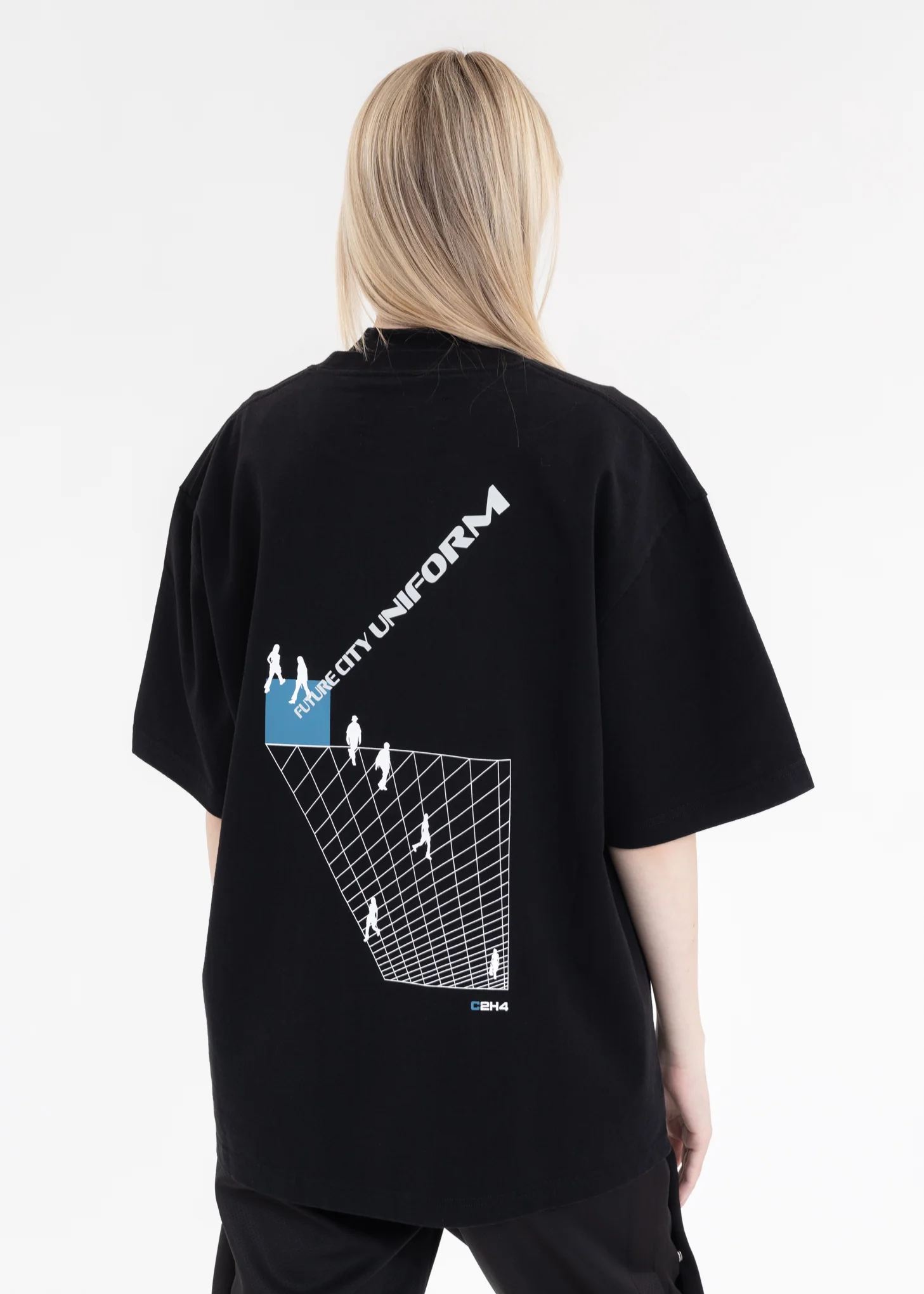 Black "Future City Uniform” T-shirt - Image 2