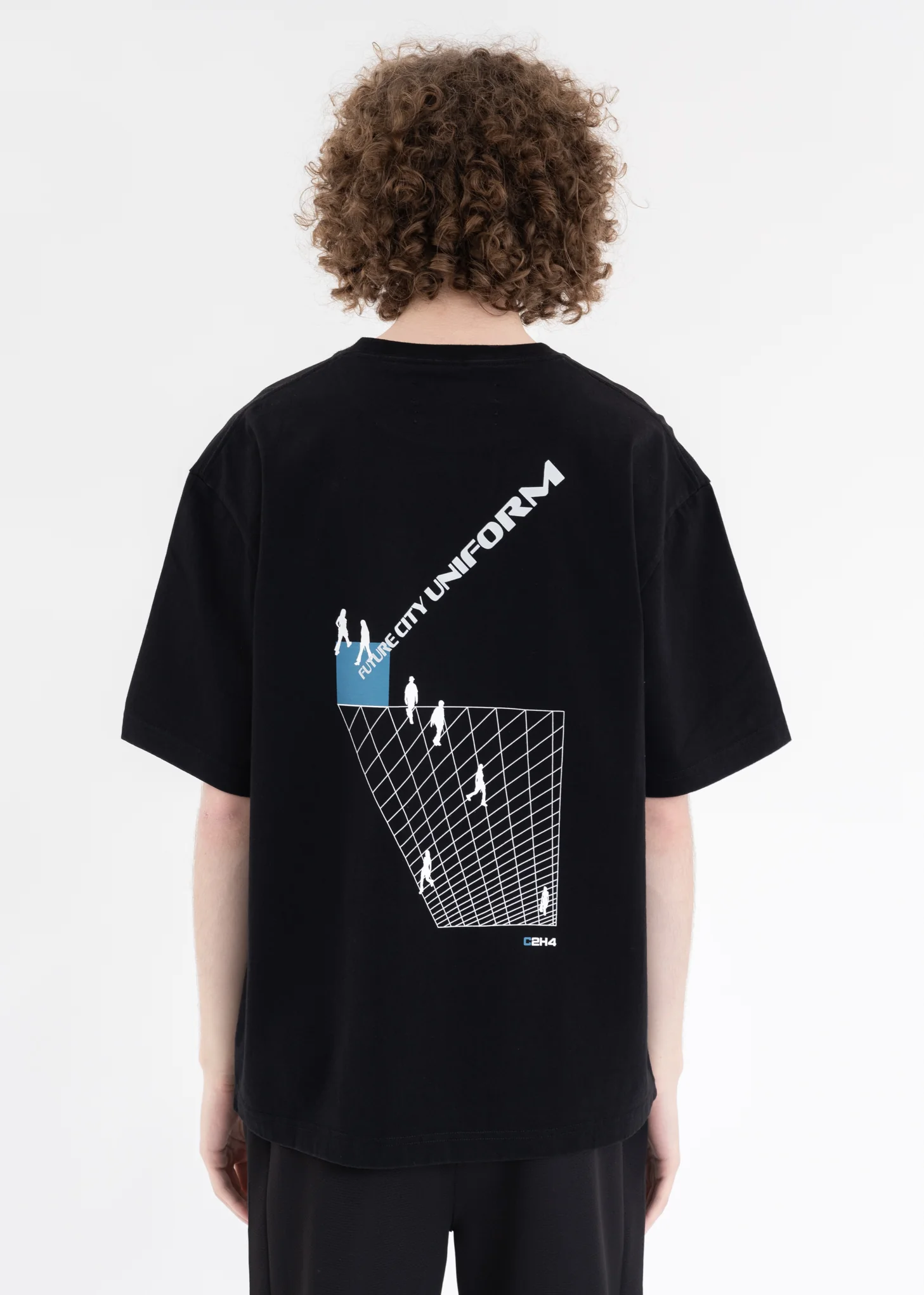 Black "Future City Uniform” T-shirt - Image 2