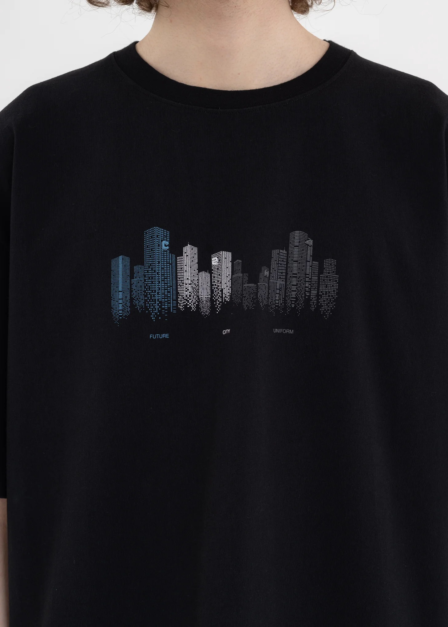 Black "Future City Uniform” T-shirt - Image 4
