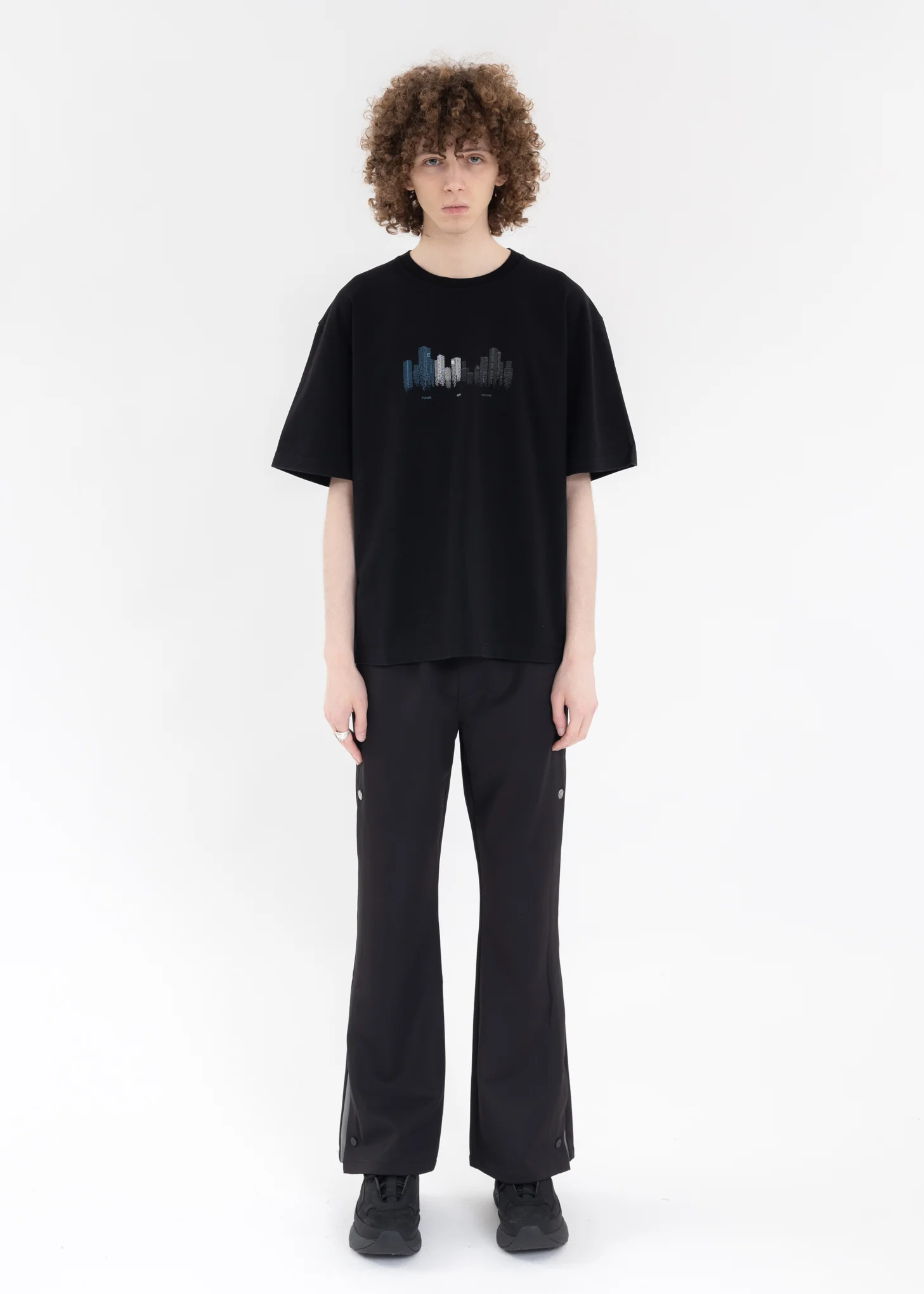 Black "Future City Uniform” T-shirt - Image 5