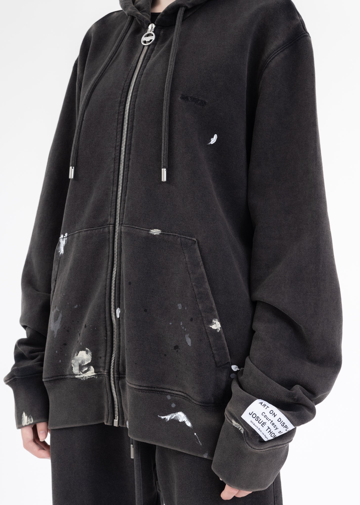 BLACK GALLERY DEPT. X LANVIN ZIP-UP HOODIE - Image 5