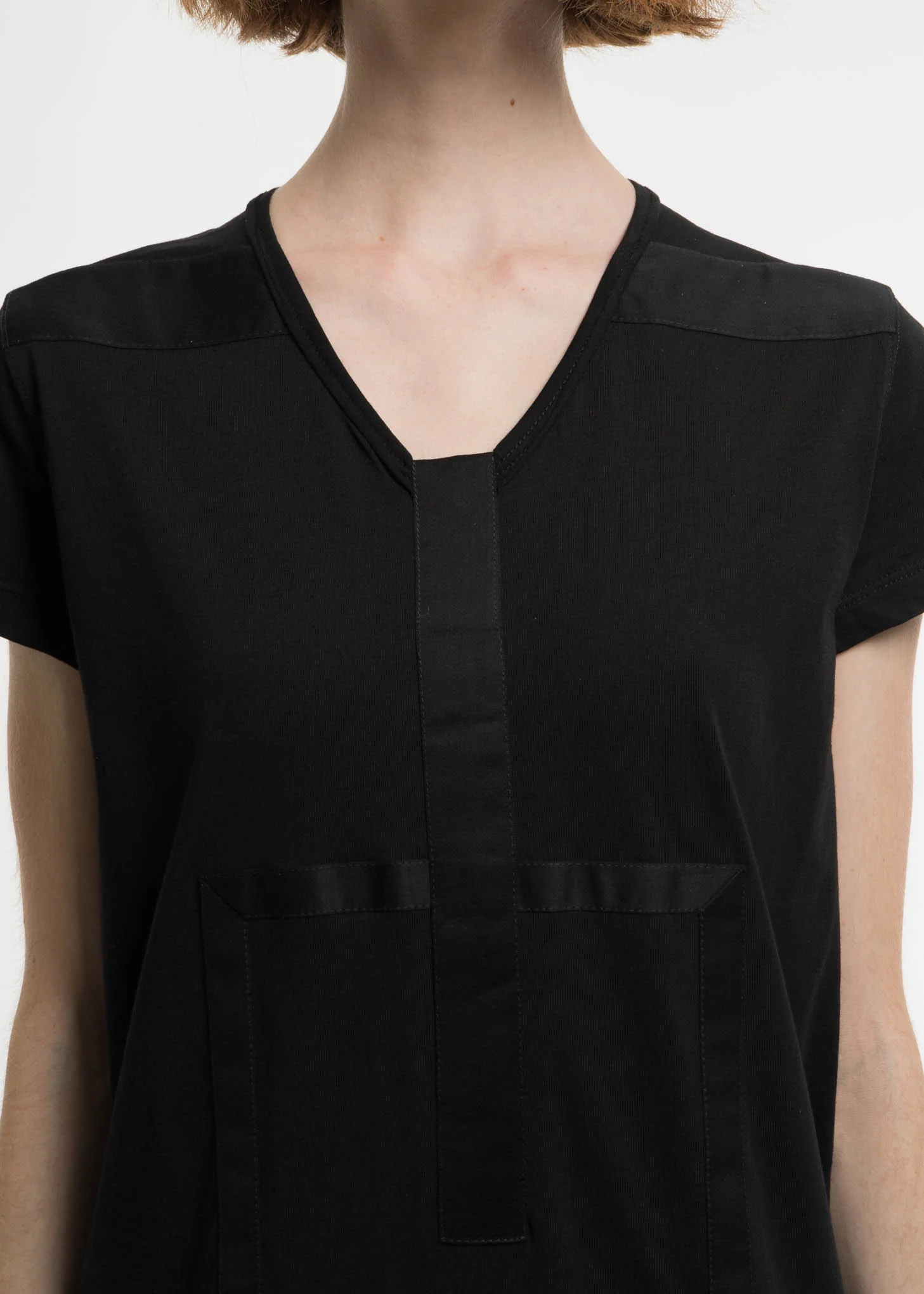 Black Geometric T-Shirt - Image 2