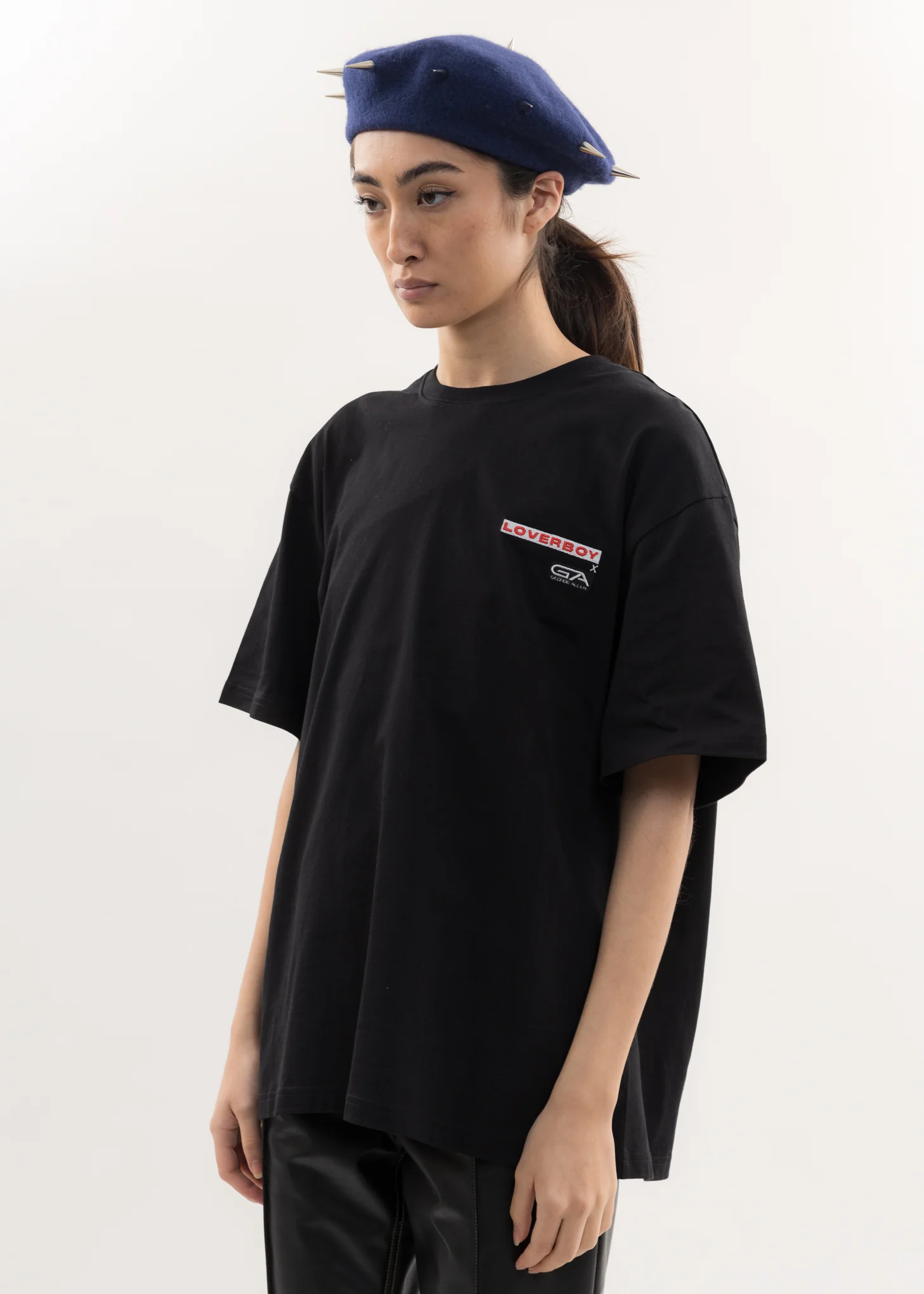 Black GEORGE ALLAN Artwork T-Shirt - Image 3